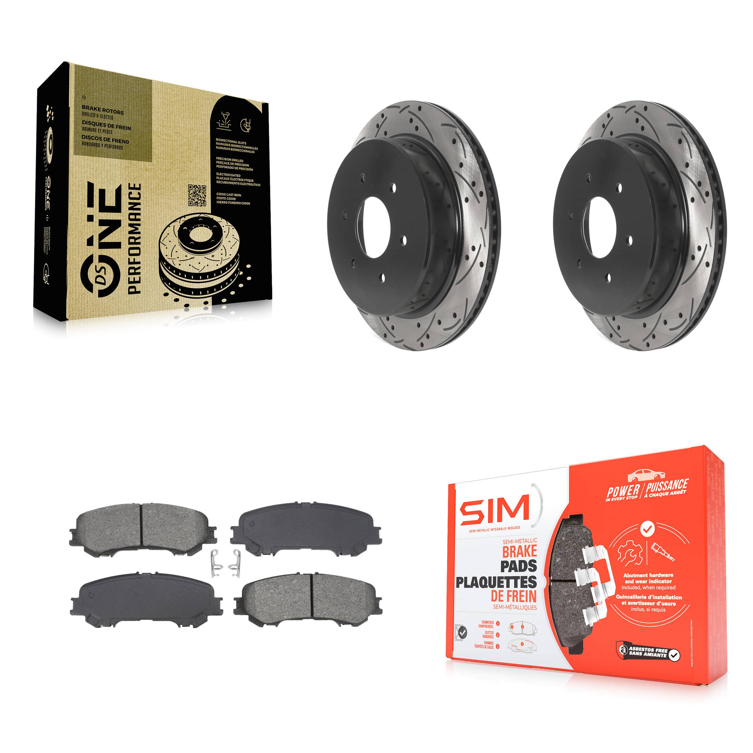 Transit Auto - KDS-101087 - Rear Disc Brake Kits