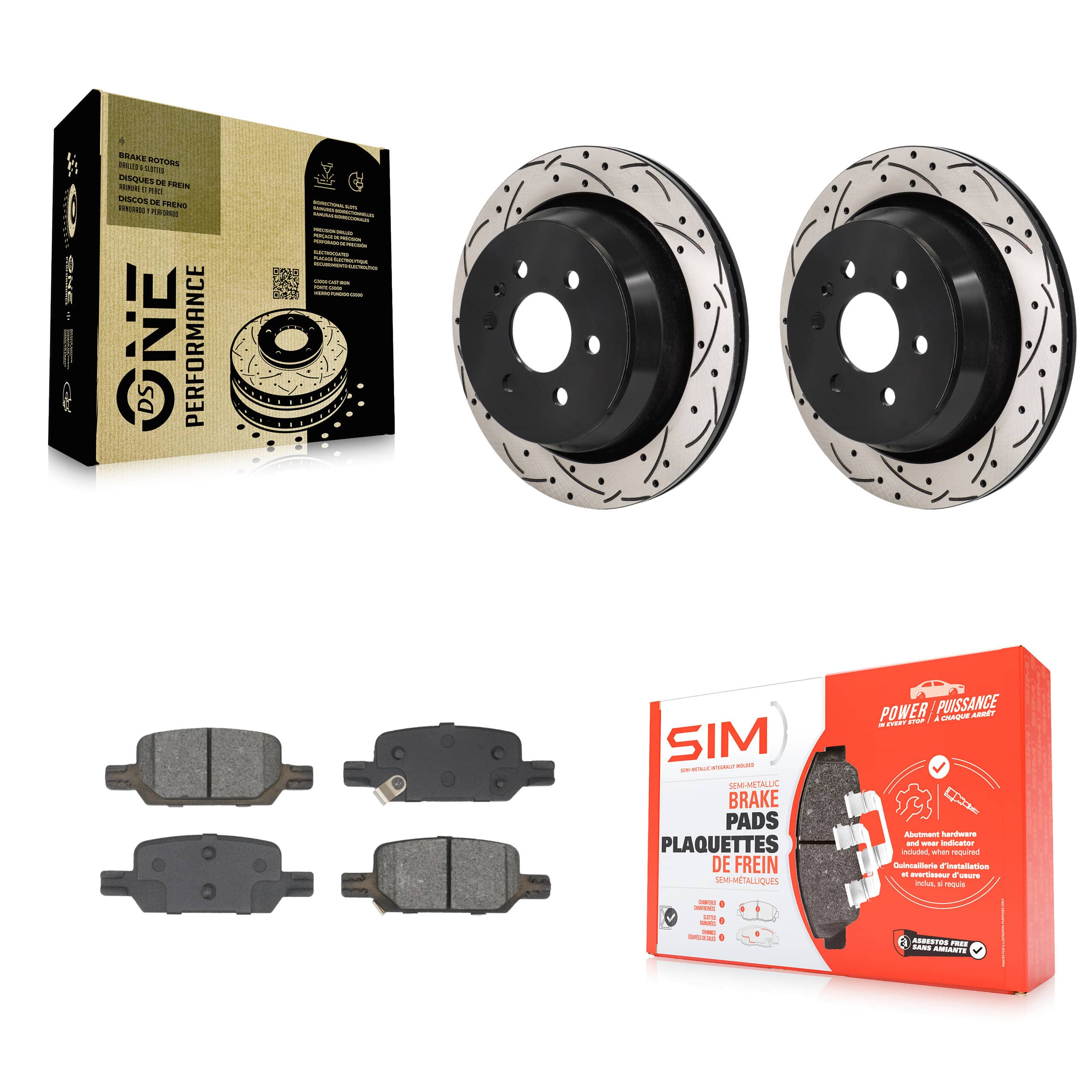 Transit Auto - KDS-101177 - Rear Disc Brake Kits