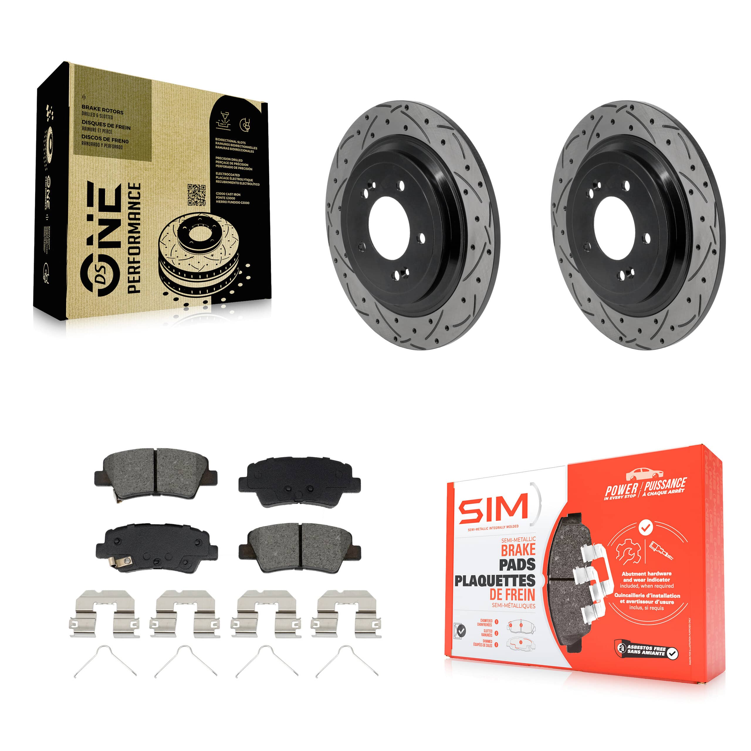 Transit Auto - KDS-101677 - Rear Disc Brake Kits