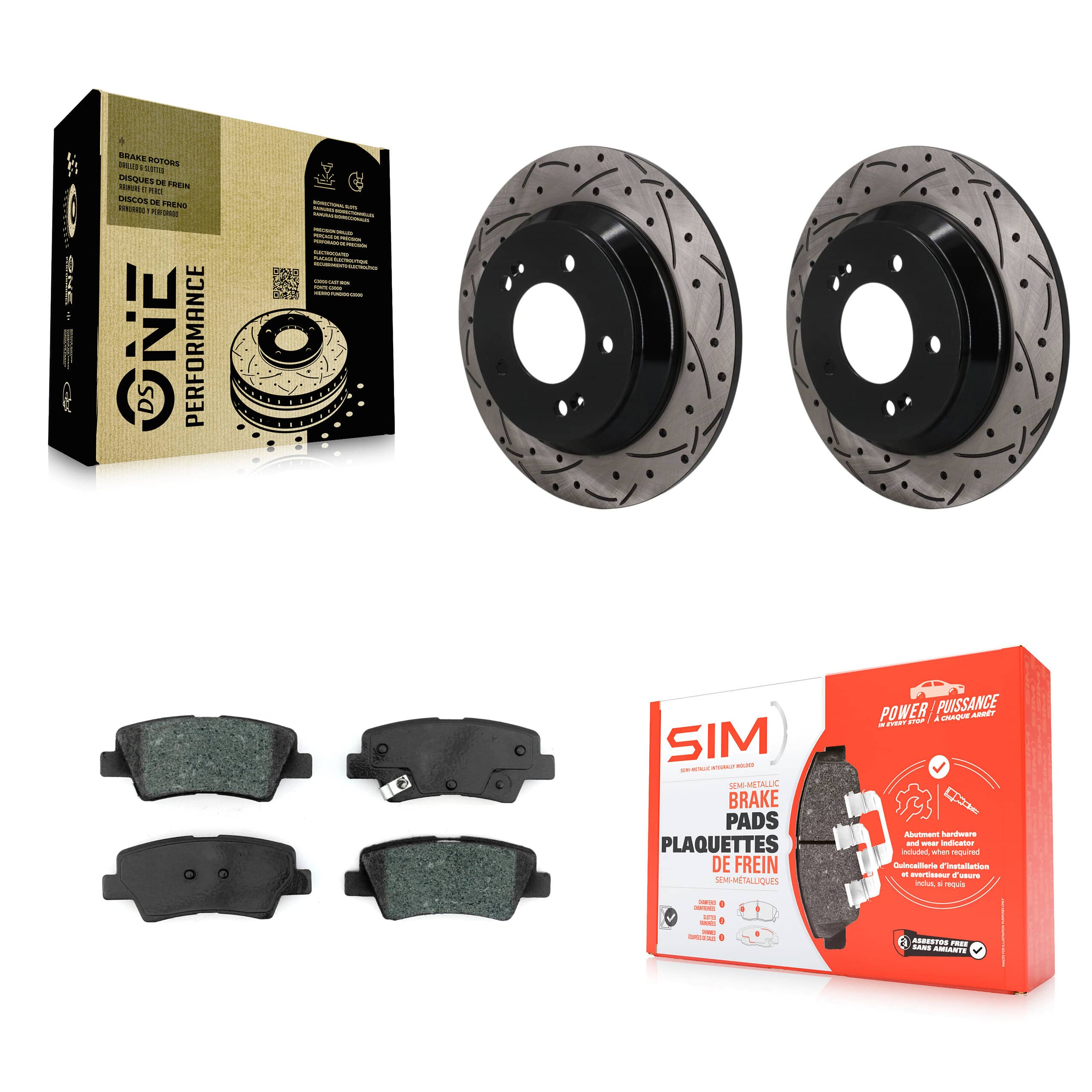 Transit Auto - KDS-101681 - Rear Disc Brake Kits