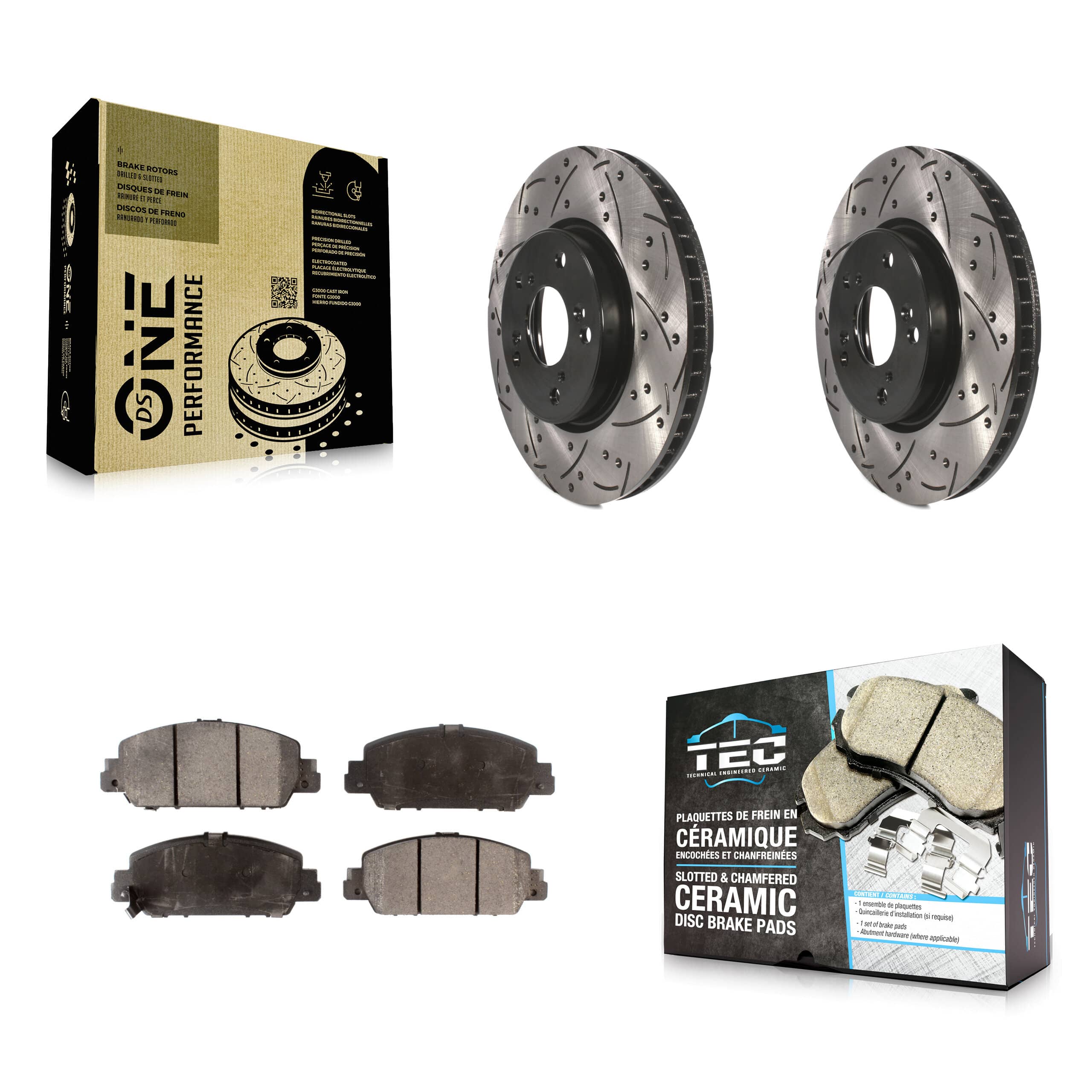 Transit Auto - KDT-100166 - Front Disc Brake Kits