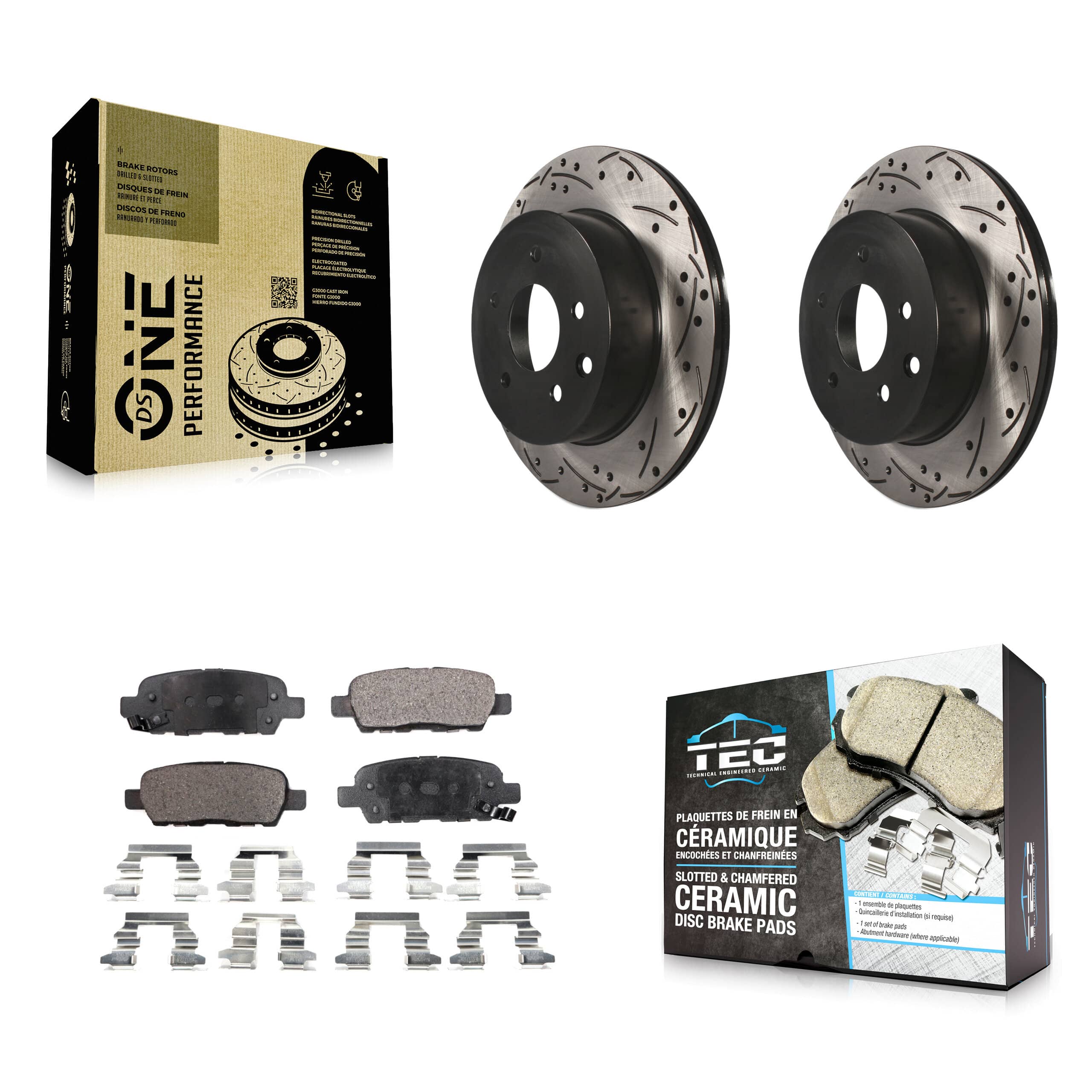 Transit Auto - KDT-100491 - Rear Disc Brake Kits