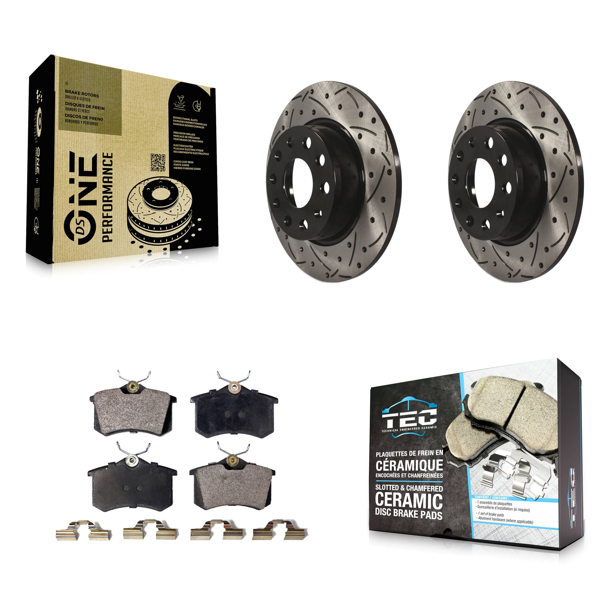Transit Auto - KDT-100533 - Rear Disc Brake Kits
