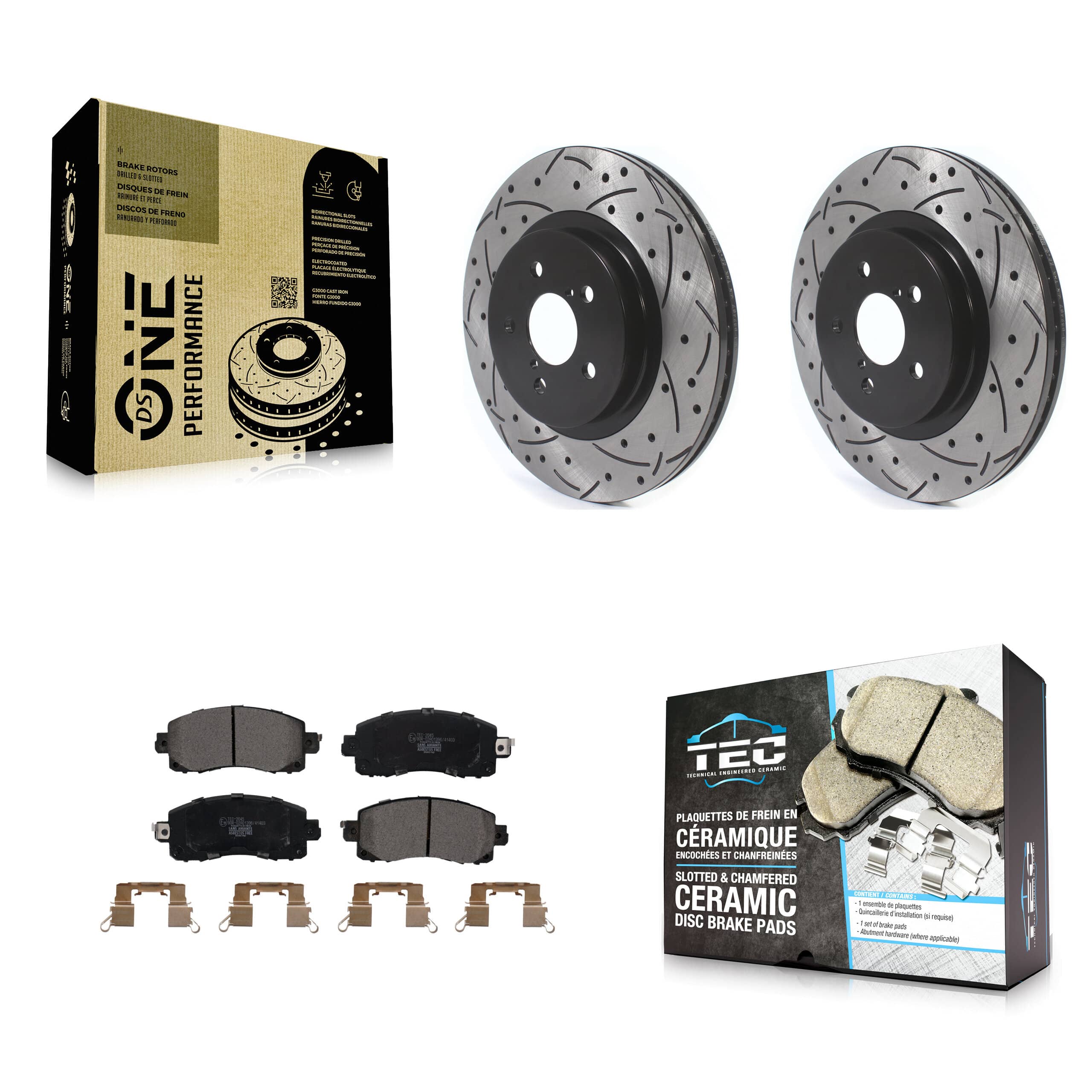 Transit Auto - KDT-100654 - Front Disc Brake Kits