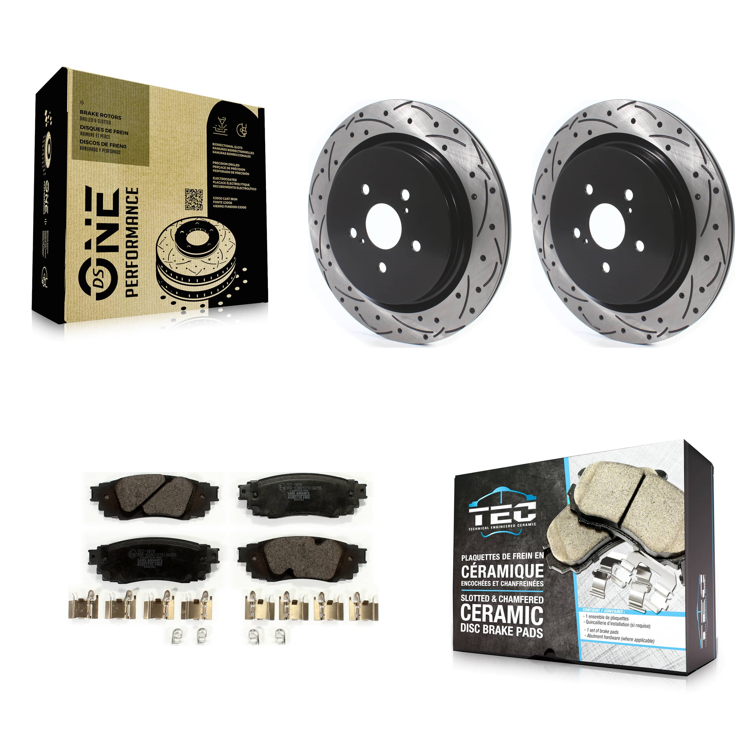 Transit Auto - KDT-100708 - Rear Disc Brake Kits