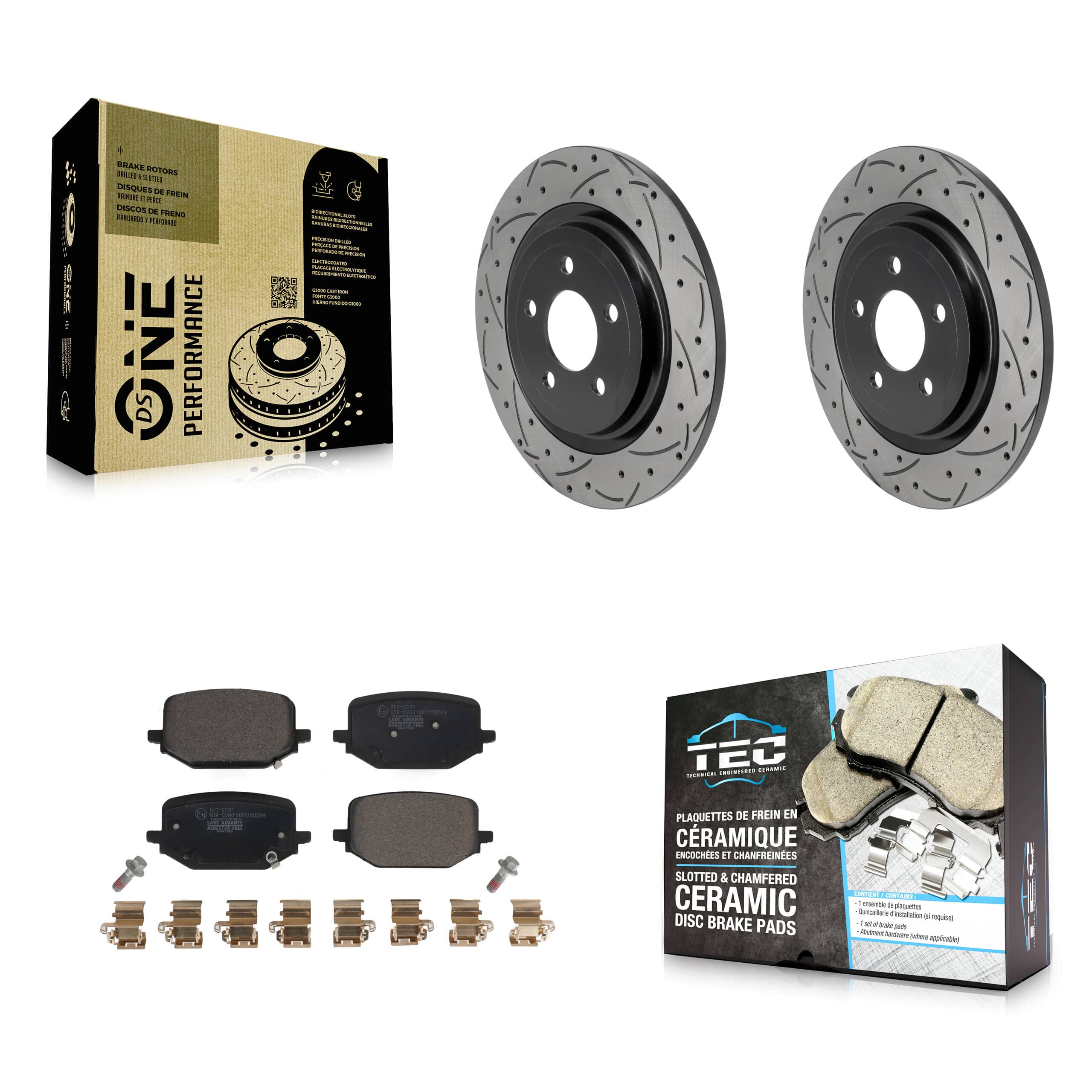 Transit Auto - KDT-102044 - Rear Disc Brake Kits