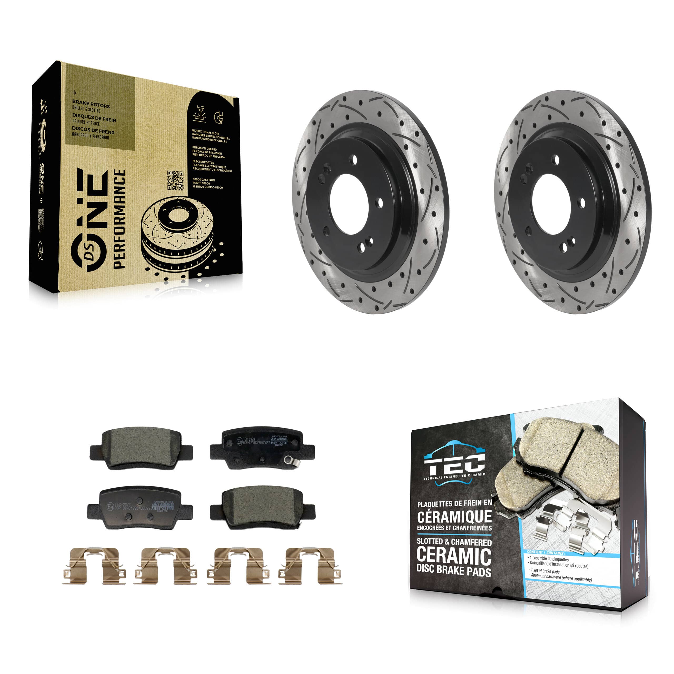 Transit Auto - KDT-102163 - Rear Disc Brake Kits
