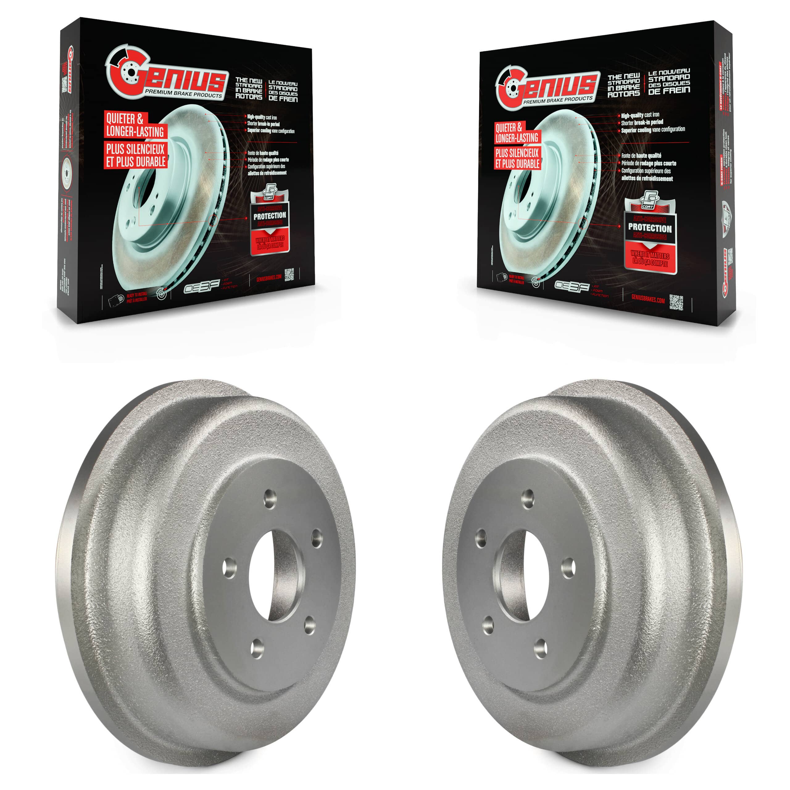 Genius - KG-101410 - Rear Brake Drum Kits