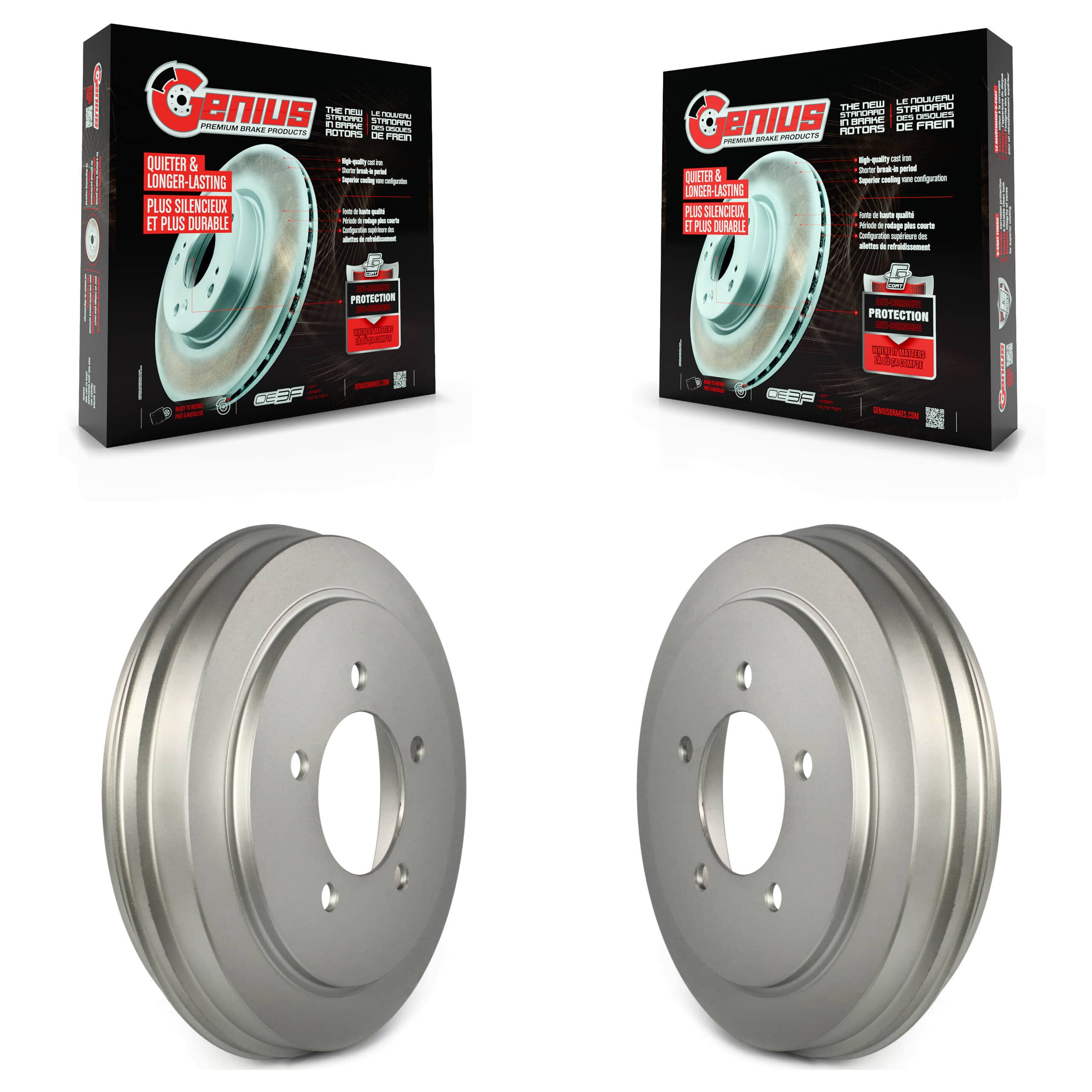 Genius - KG-101421 - Rear Brake Drum Kits