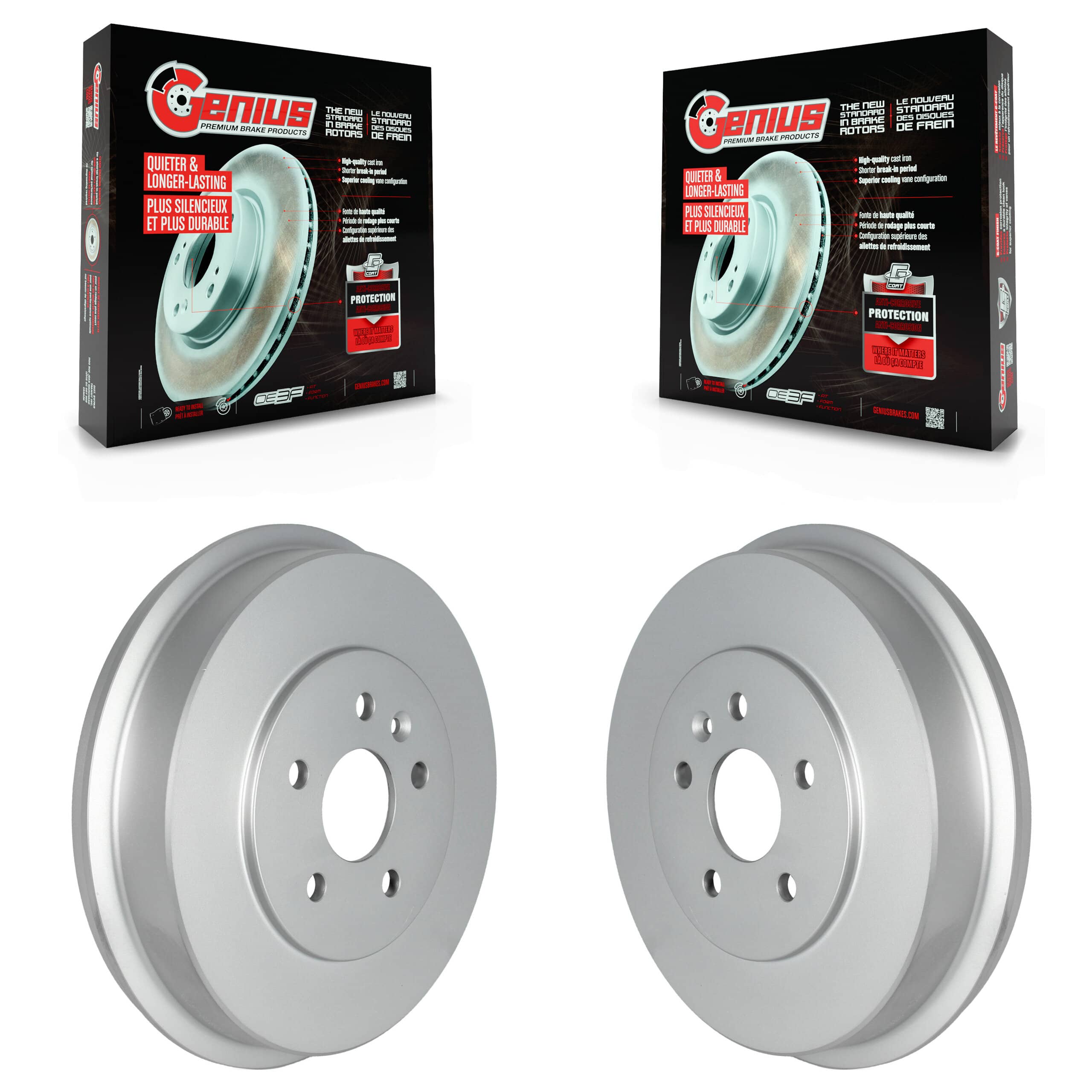 Genius - KG-101490 - Rear Brake Drum Kits