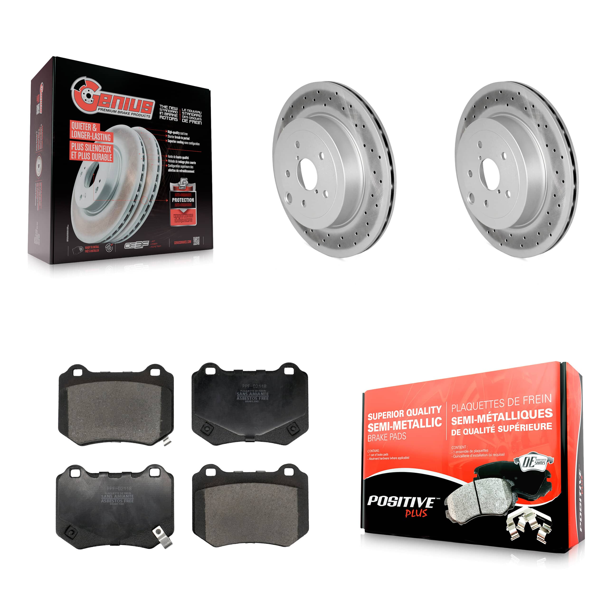 Transit Auto - KGF-103051 - Rear Disc Brake Kits