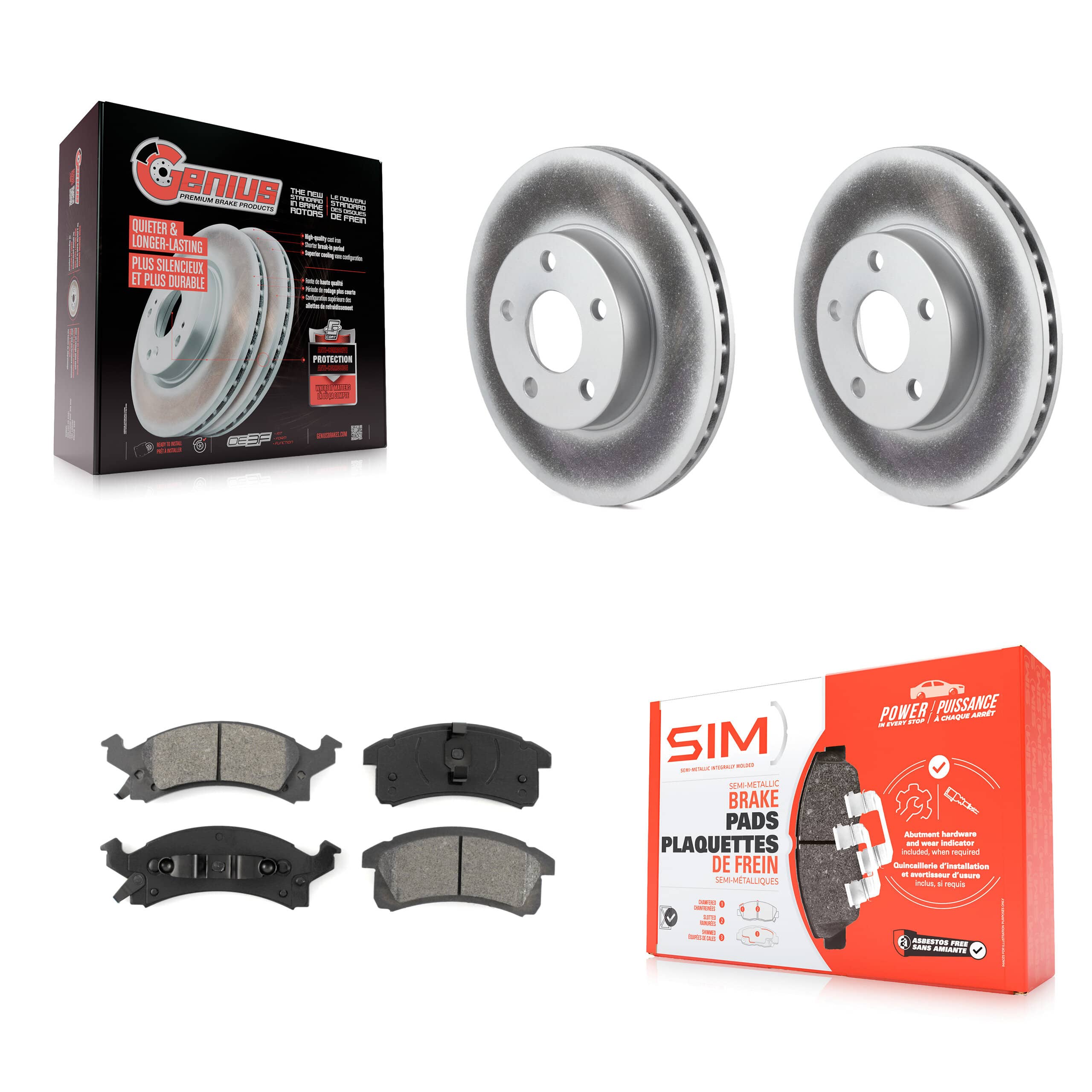 Transit Auto - KGS-100001 - Front Disc Brake Kits