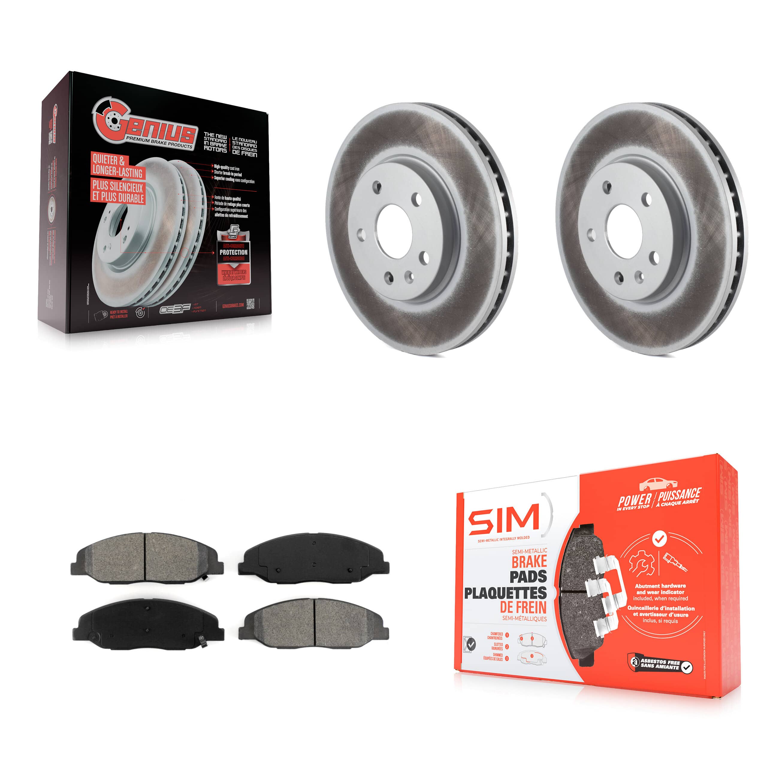 Transit Auto - KGS-100050 - Front Disc Brake Kits