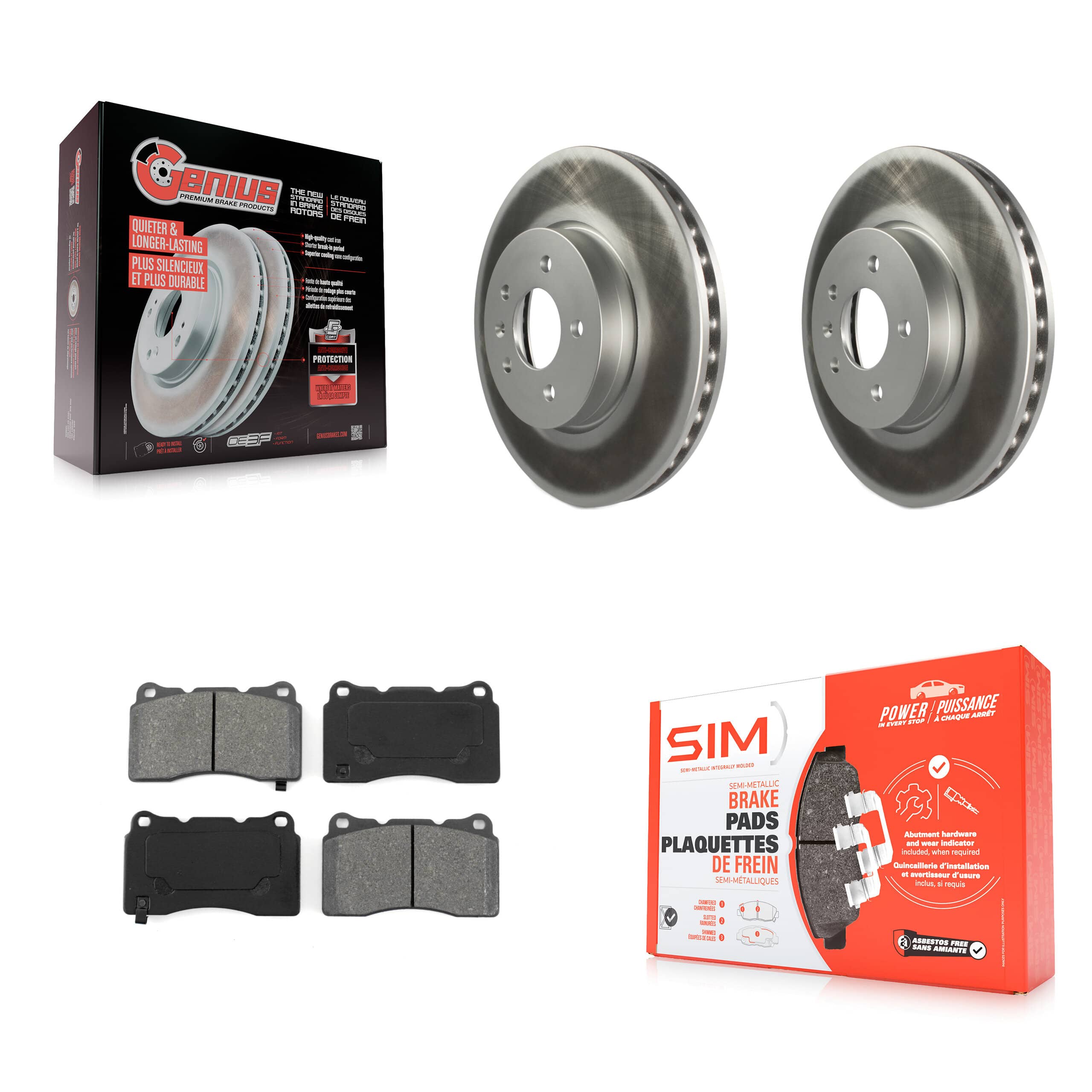 Transit Auto - KGS-100063 - Front Disc Brake Kits