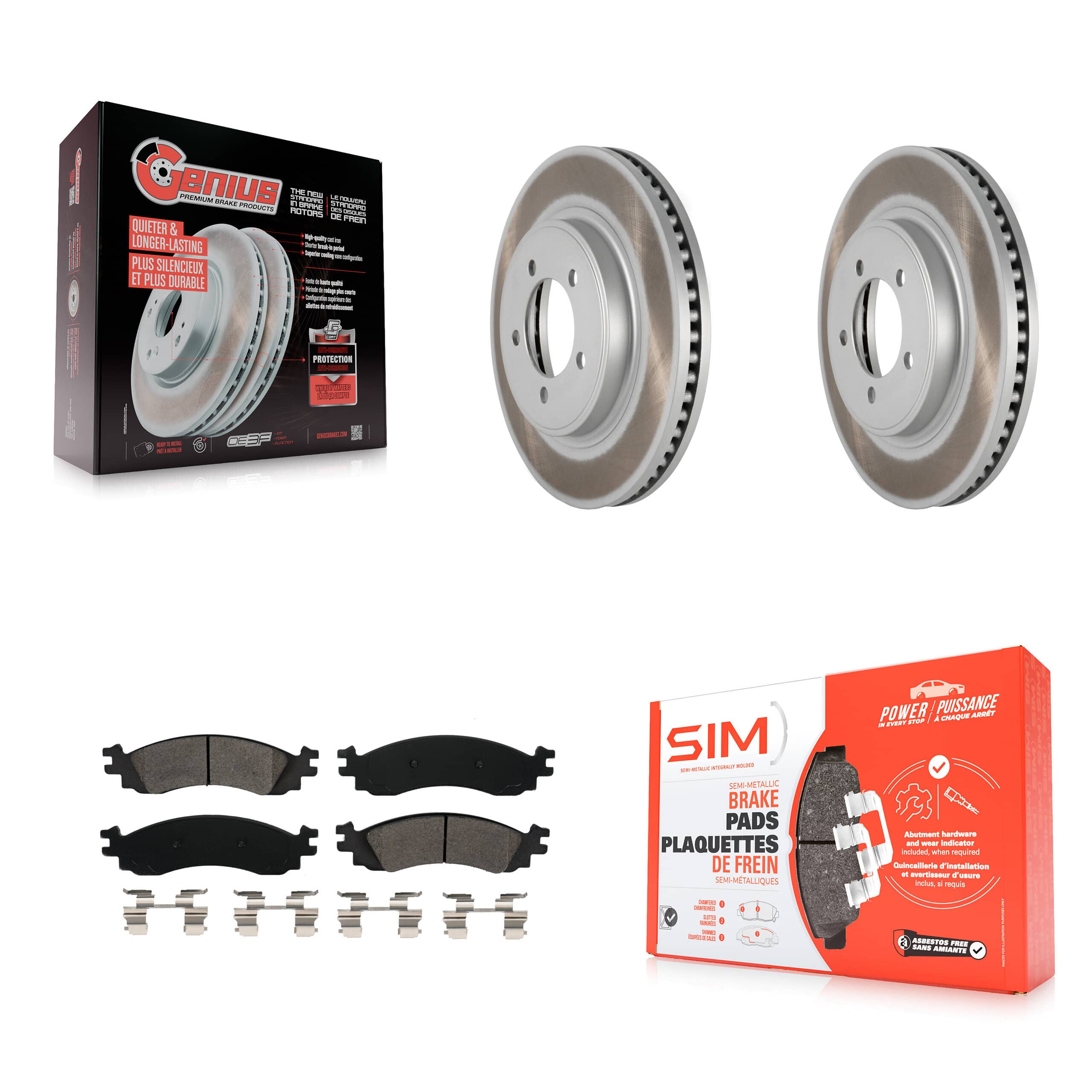 Transit Auto - KGS-100102 - Front Disc Brake Kits