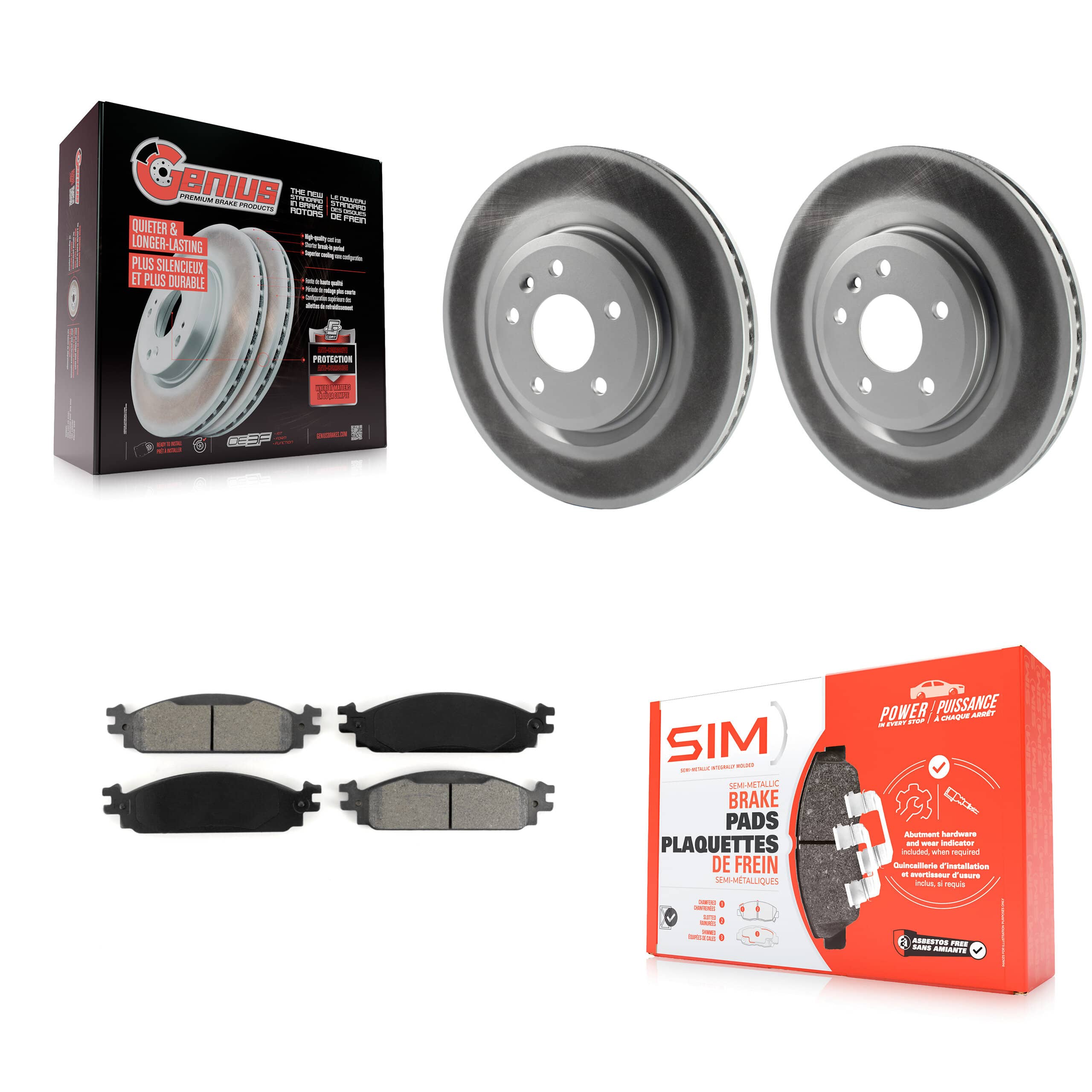 Transit Auto - KGS-100113 - Front Disc Brake Kits
