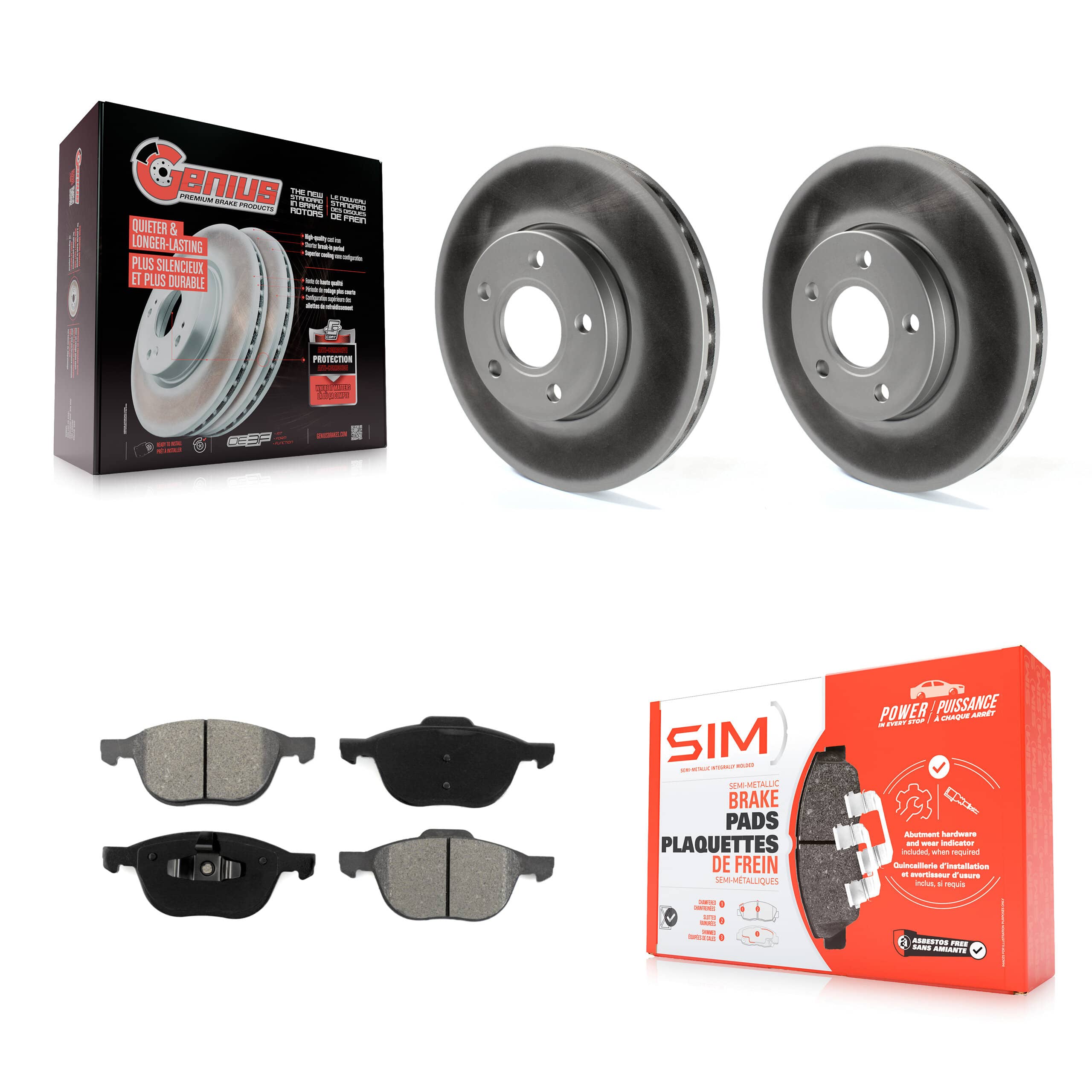 Transit Auto - KGS-100120 - Front Disc Brake Kits