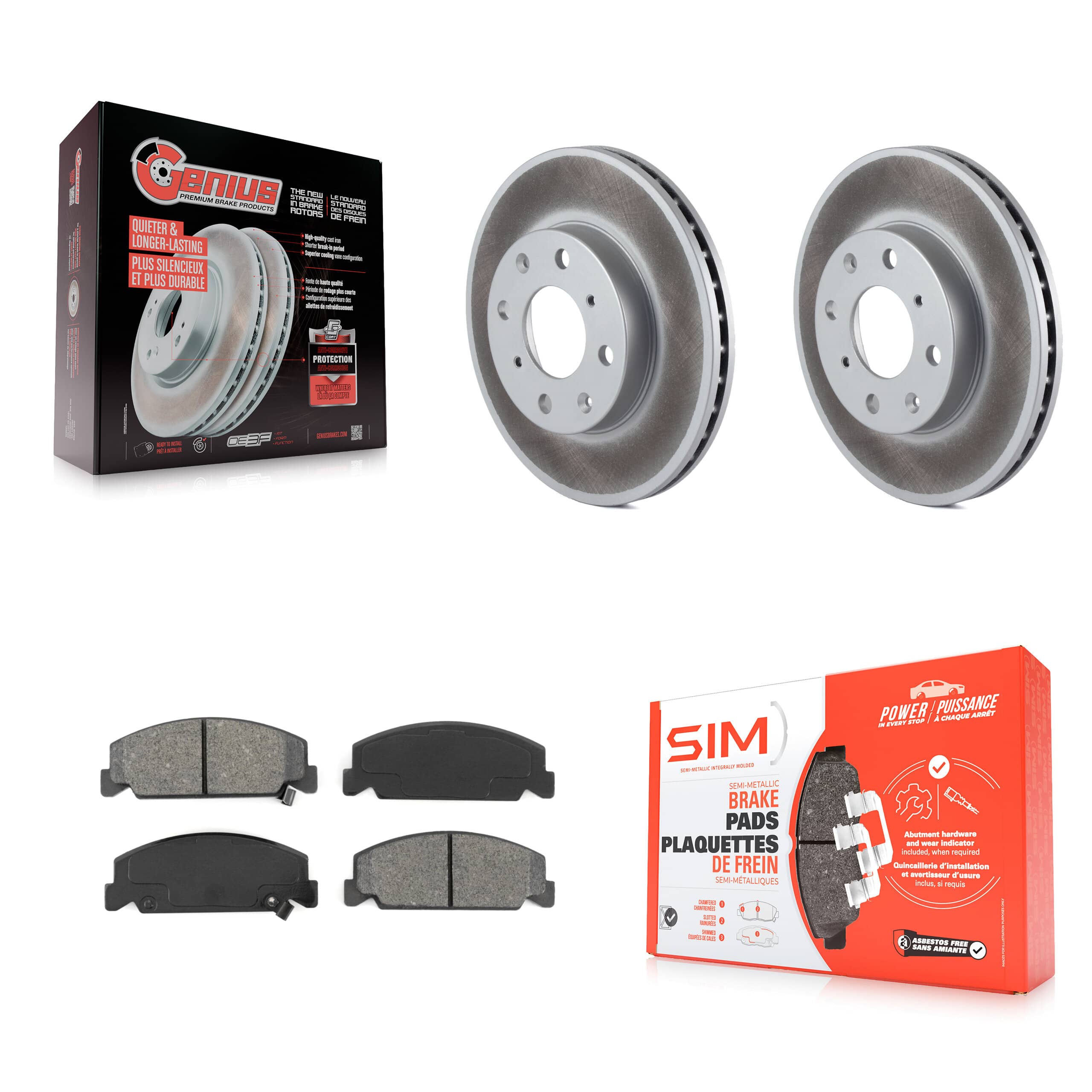 Transit Auto - KGS-100180 - Front Disc Brake Kits