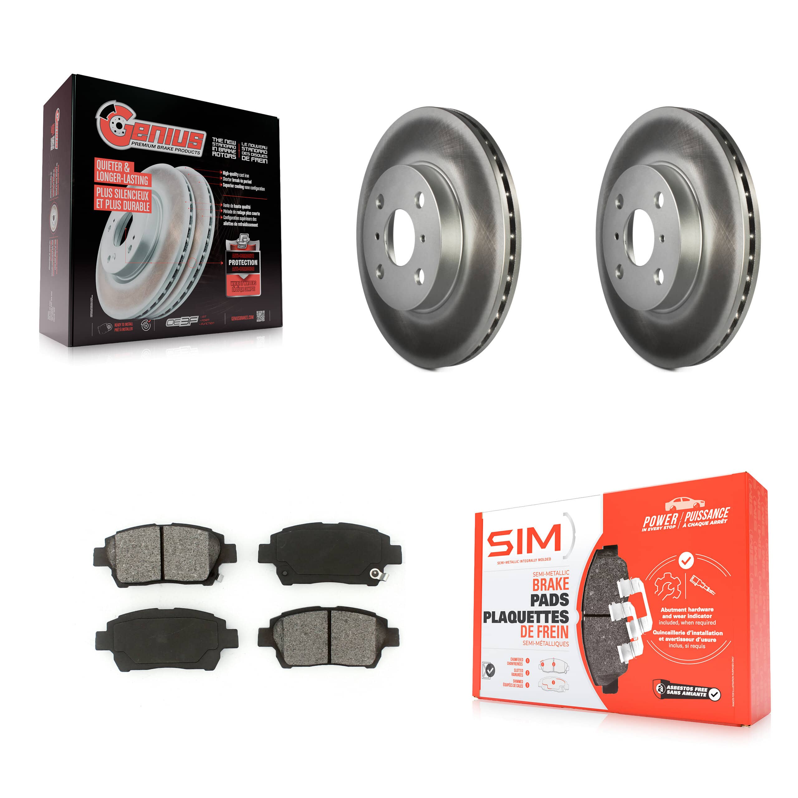 Transit Auto - KGS-100236 - Front Disc Brake Kits