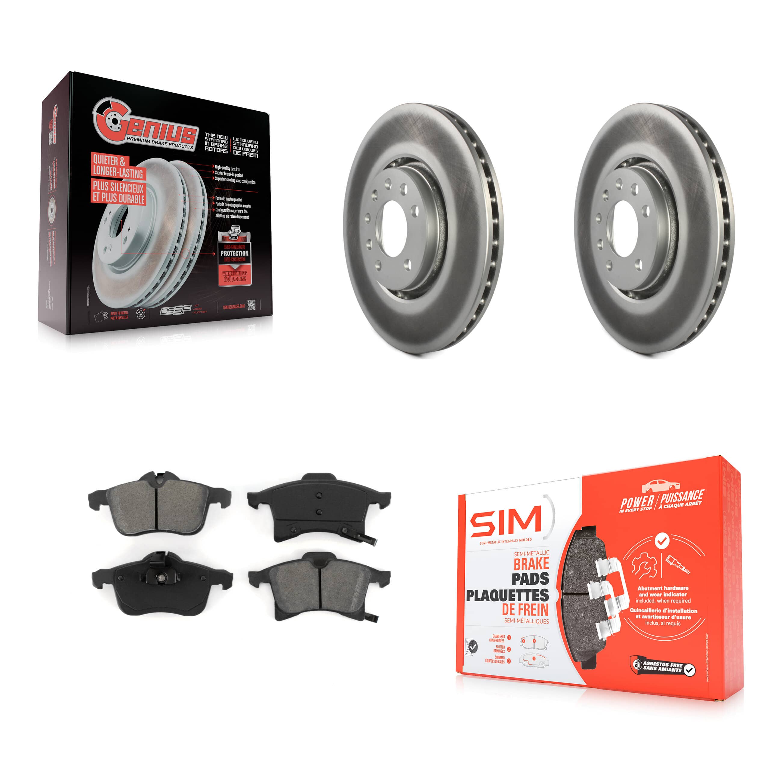 Transit Auto - KGS-100252 - Front Disc Brake Kits
