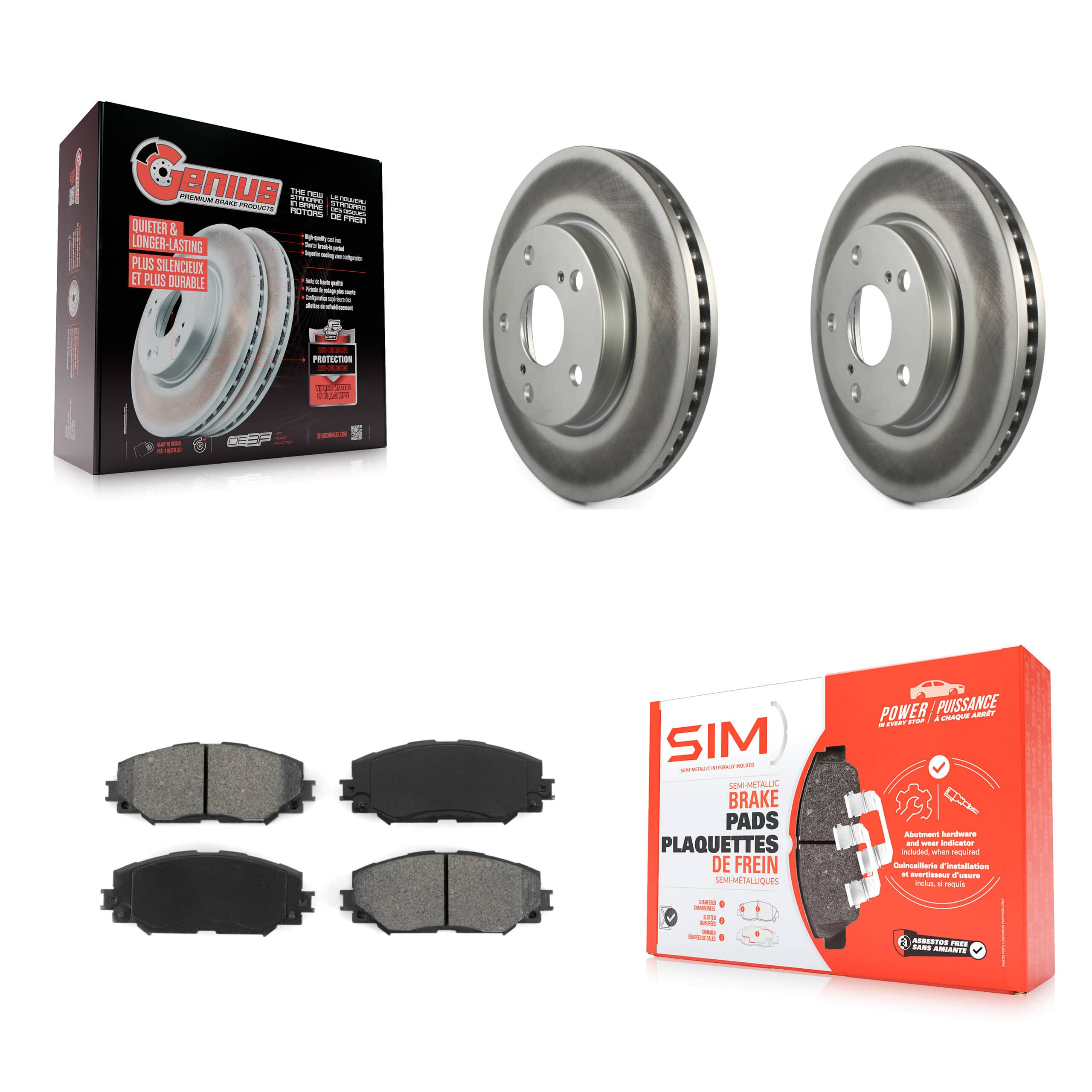 Transit Auto - KGS-100360 - Front Disc Brake Kits