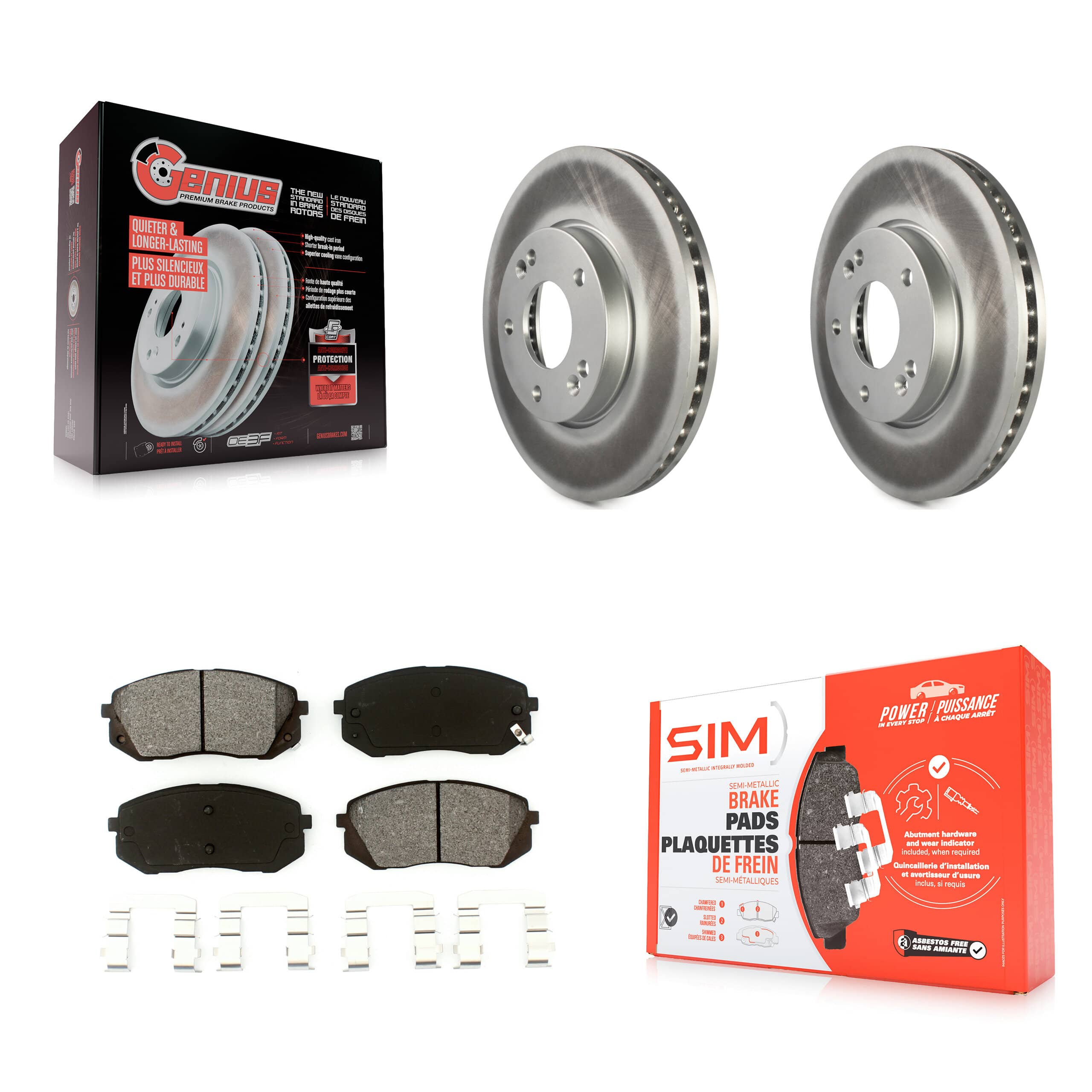 Transit Auto - KGS-100390 - Front Disc Brake Kits