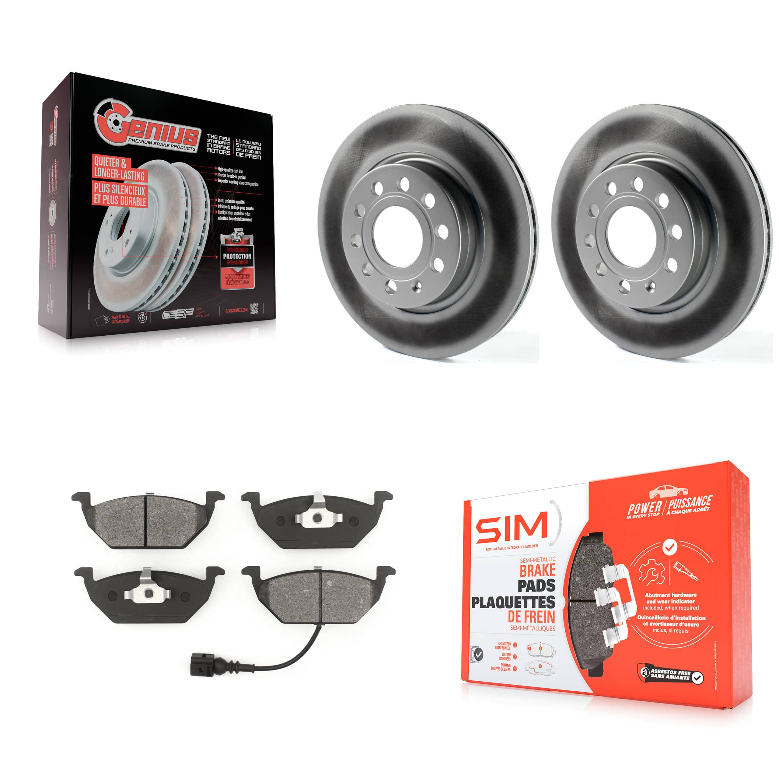 Transit Auto - KGS-100458 - Front Disc Brake Kits