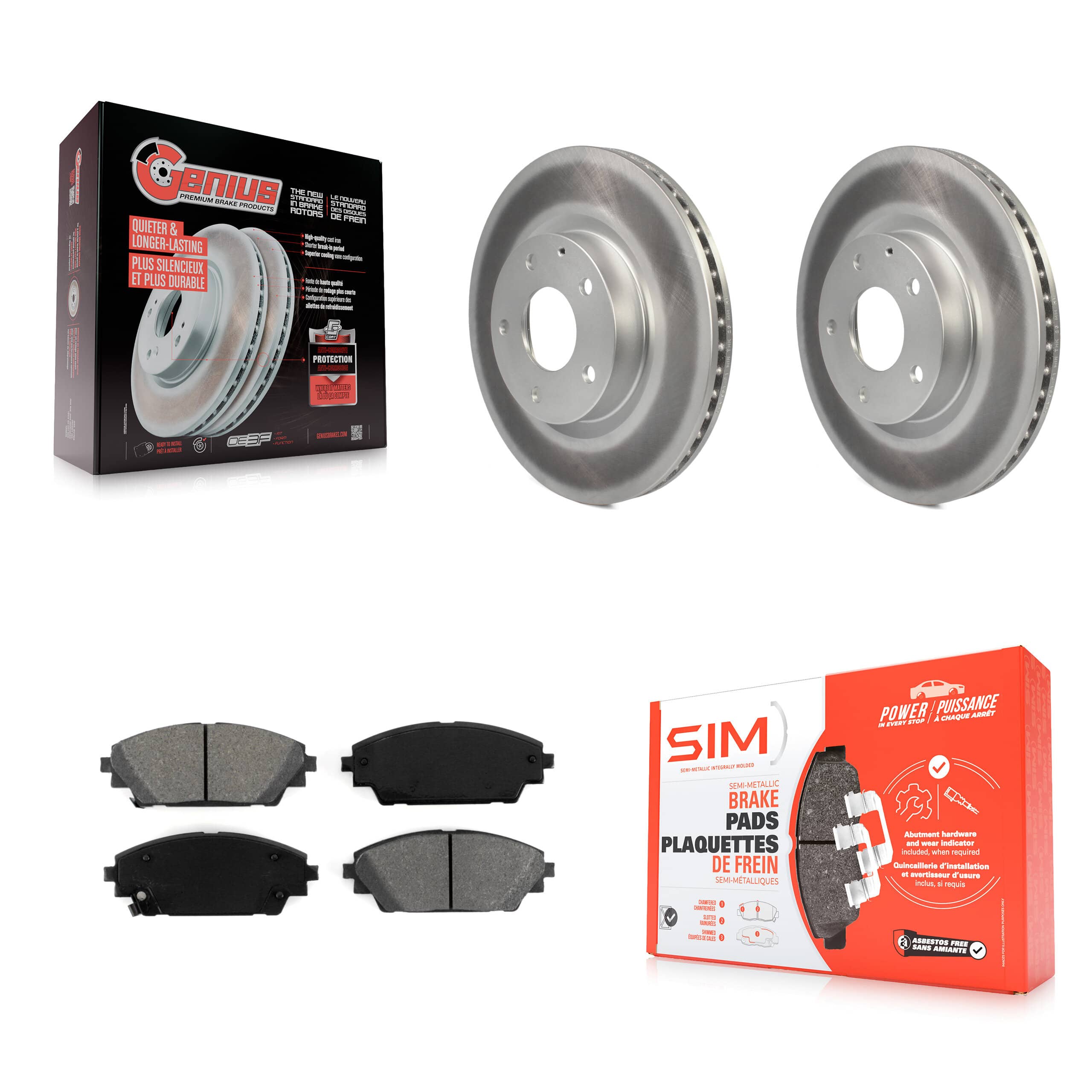 Transit Auto - KGS-100493 - Front Disc Brake Kits