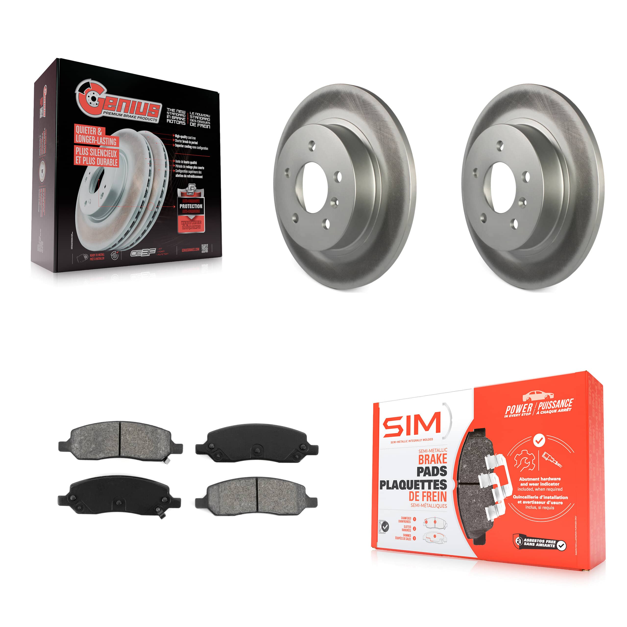 Transit Auto - KGS-101150 - Rear Disc Brake Kits