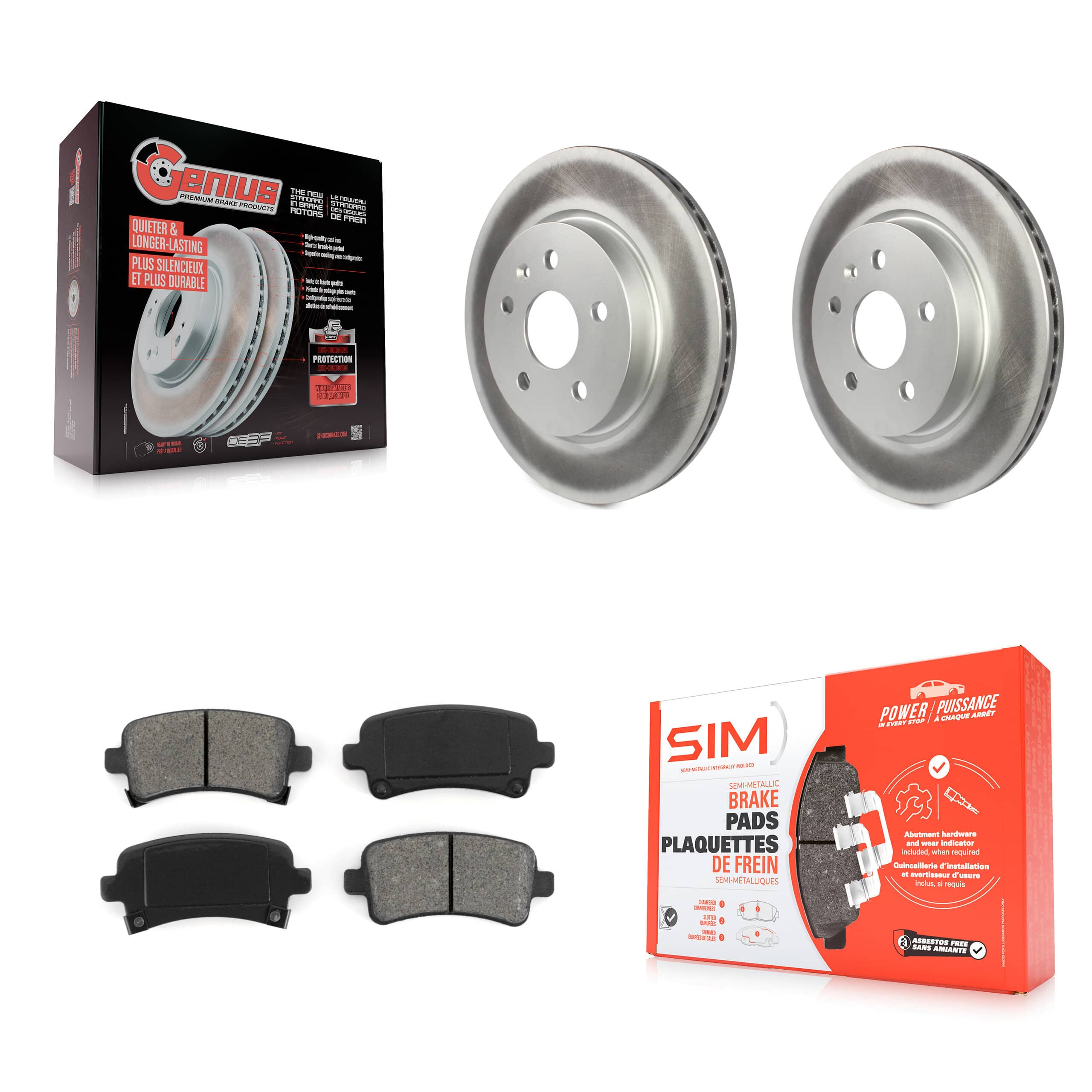 Transit Auto - KGS-101166 - Rear Disc Brake Kits