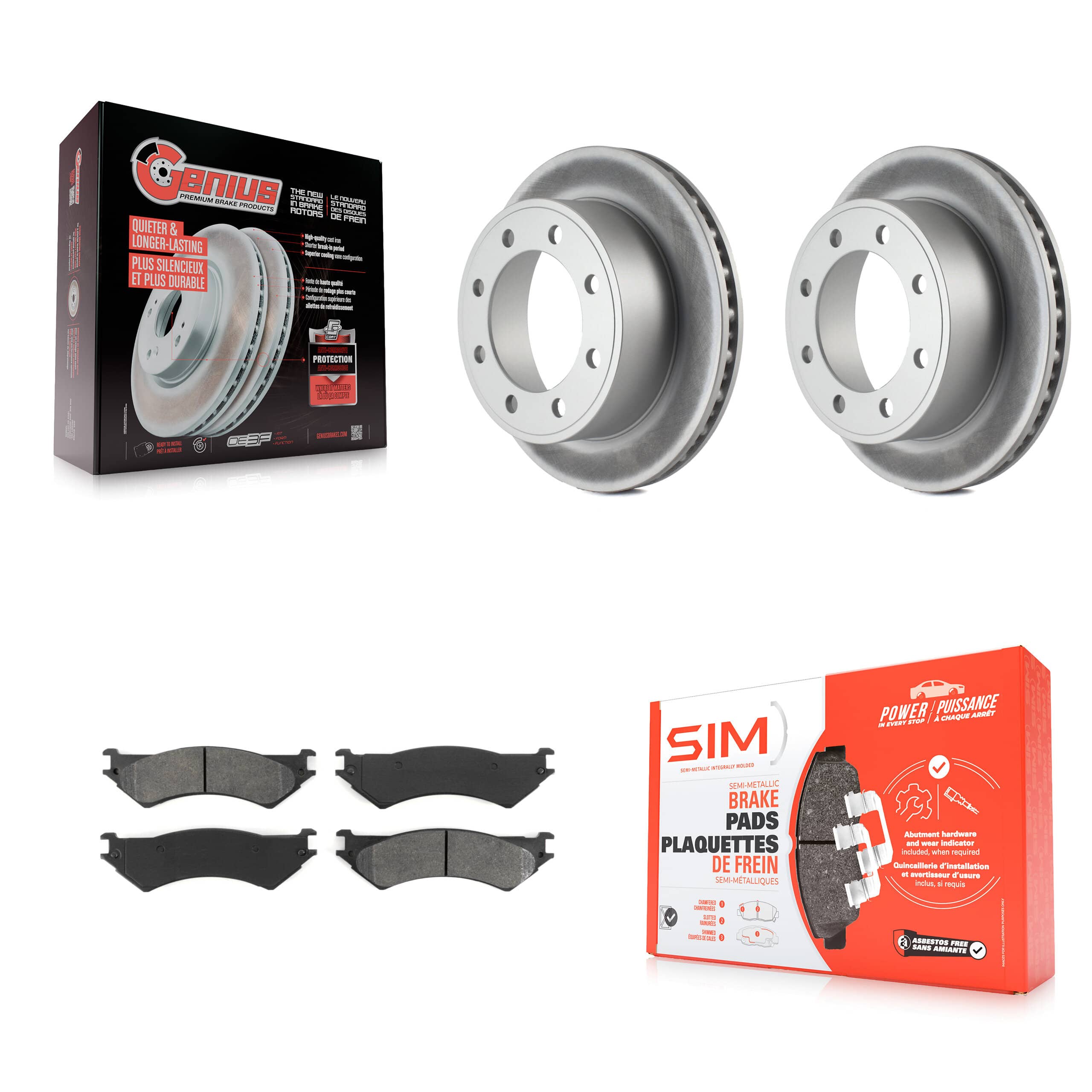 Transit Auto - KGS-101180 - Rear Disc Brake Kits