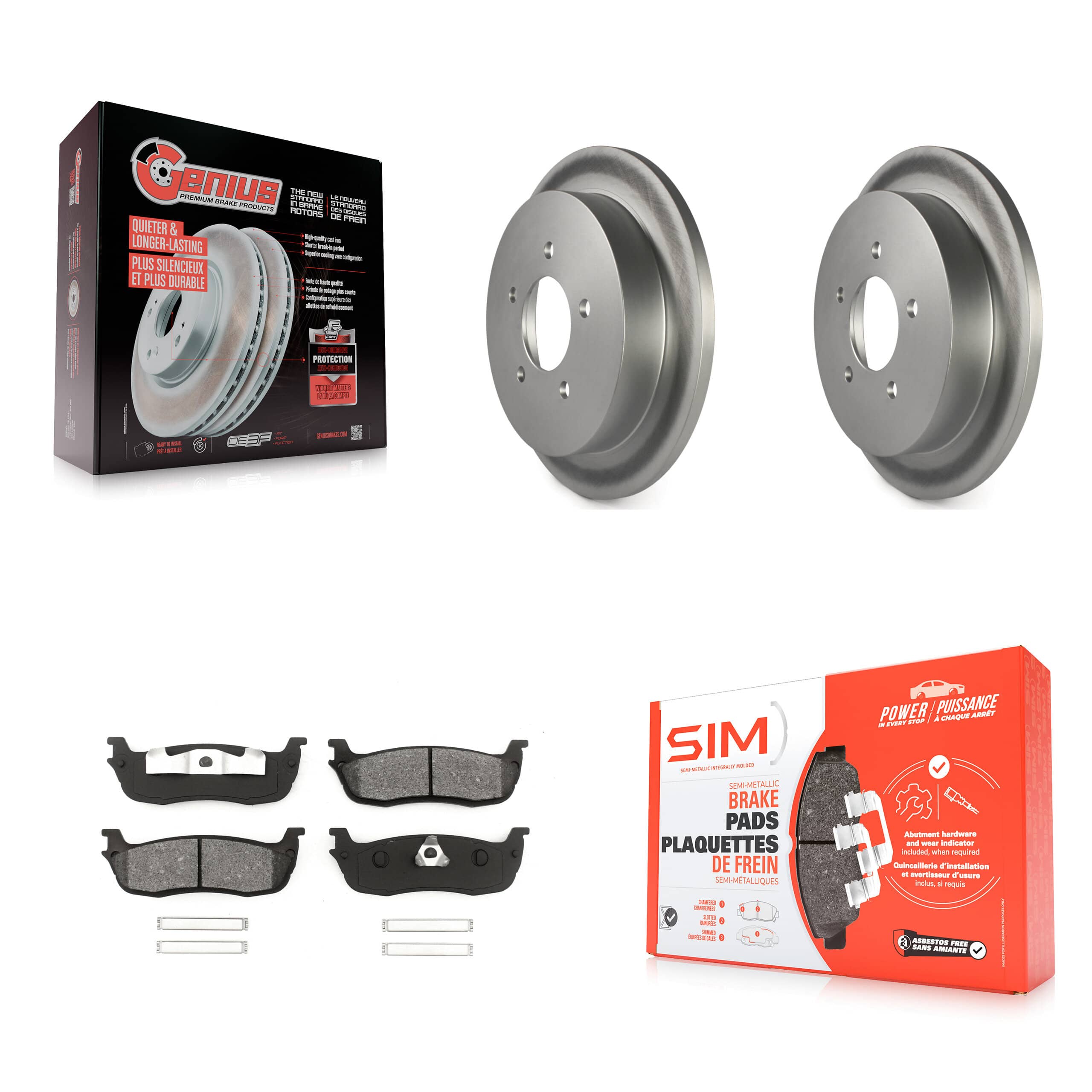 Transit Auto - KGS-101183 - Rear Disc Brake Kits