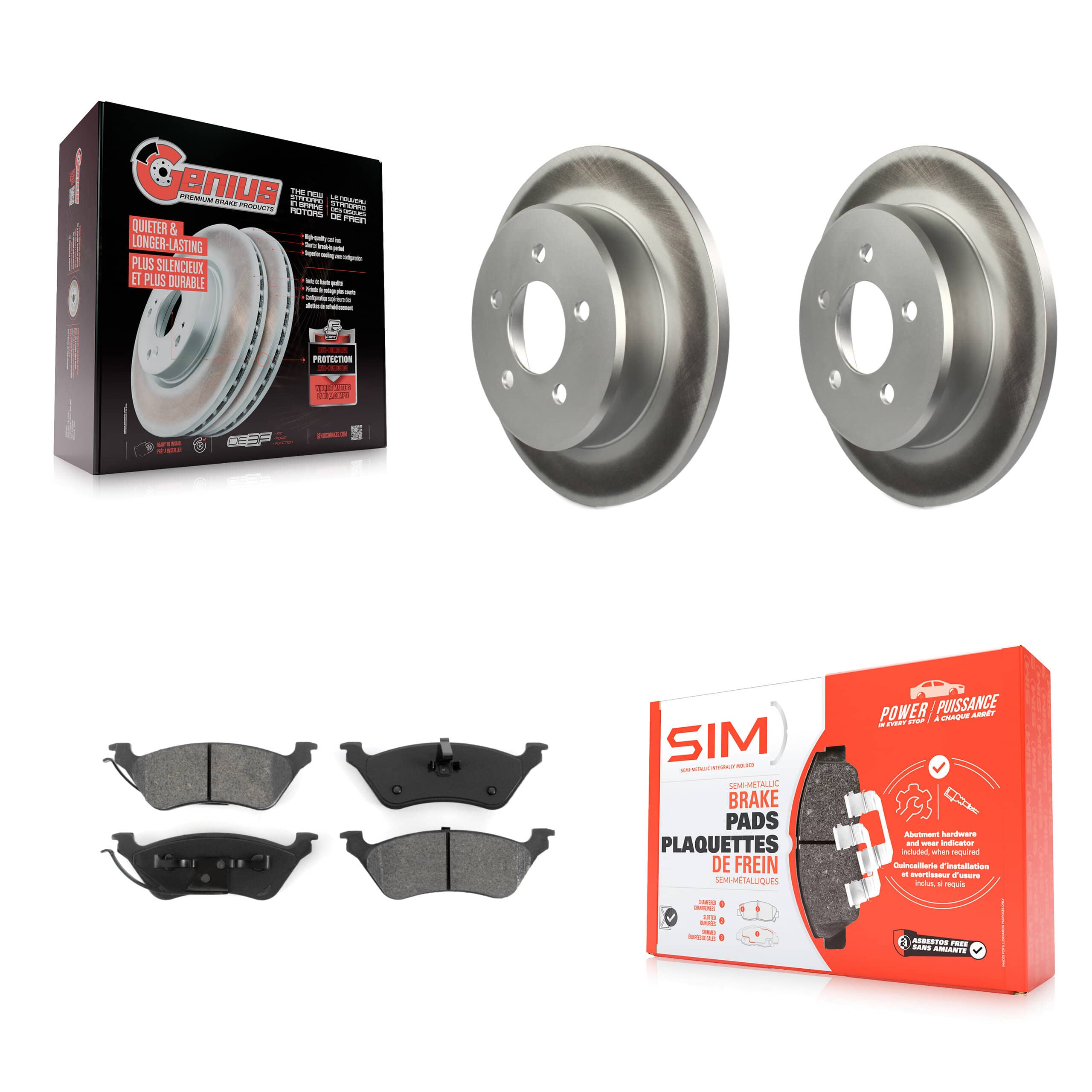Transit Auto - KGS-101228 - Rear Disc Brake Kits