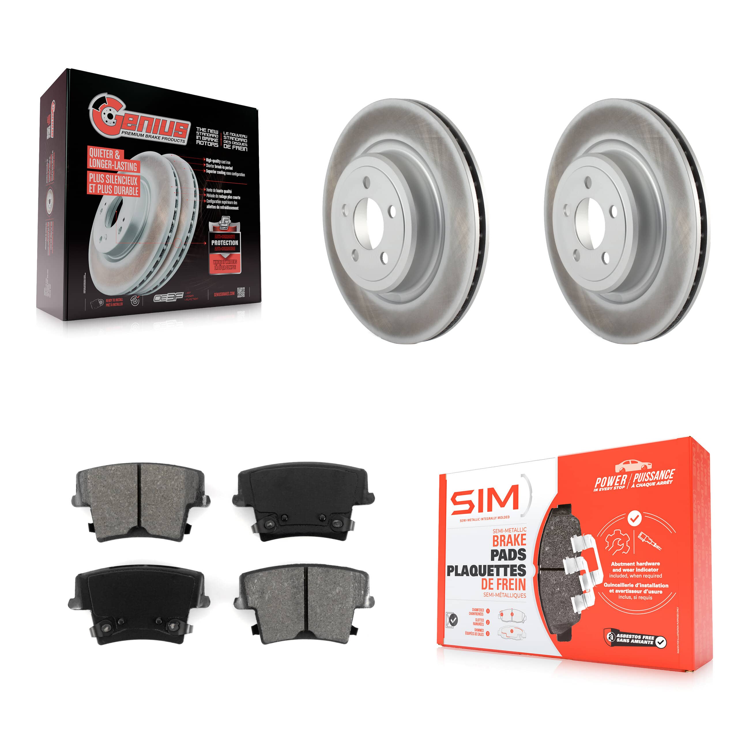Transit Auto - KGS-101241 - Rear Disc Brake Kits