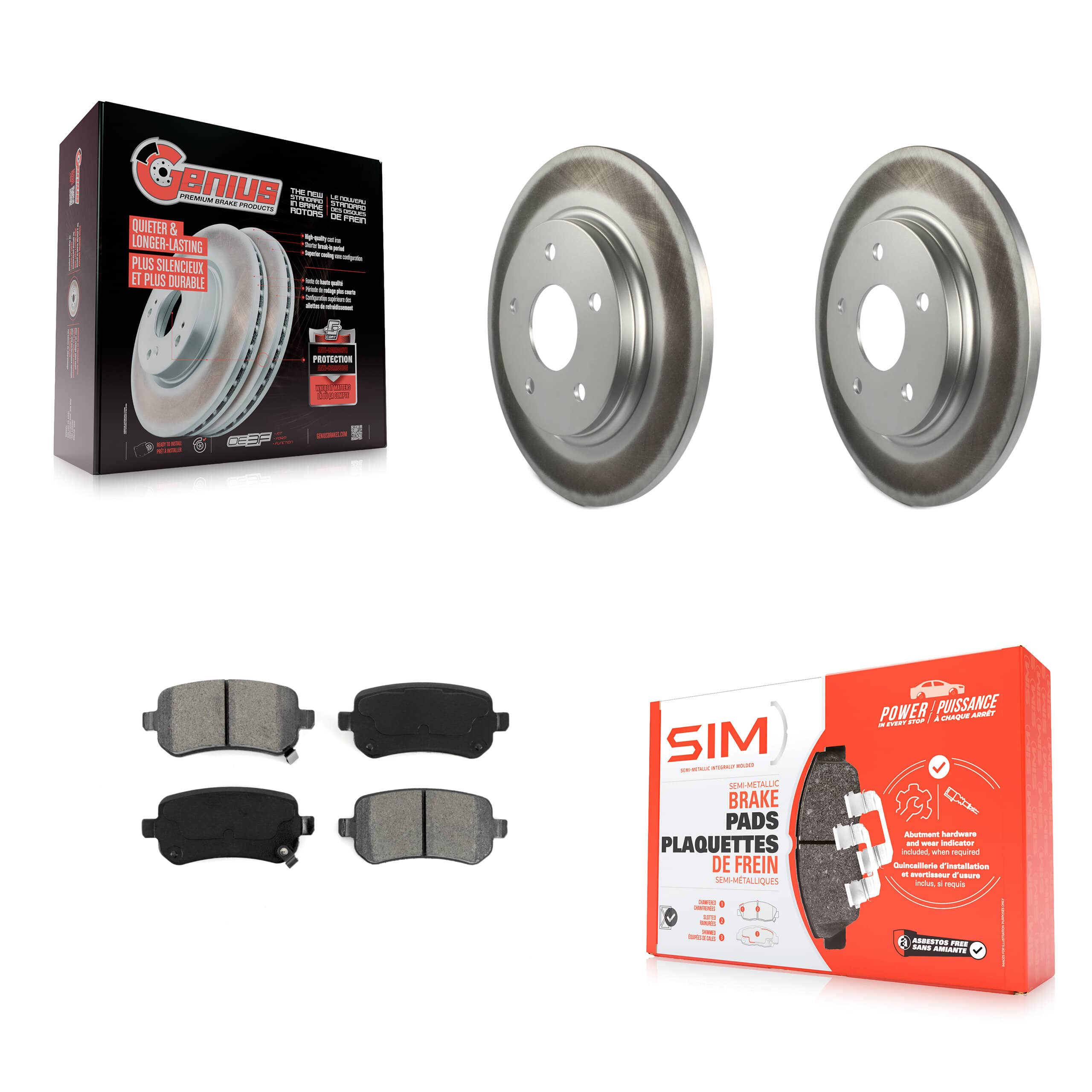 Transit Auto - KGS-101249 - Rear Disc Brake Kits