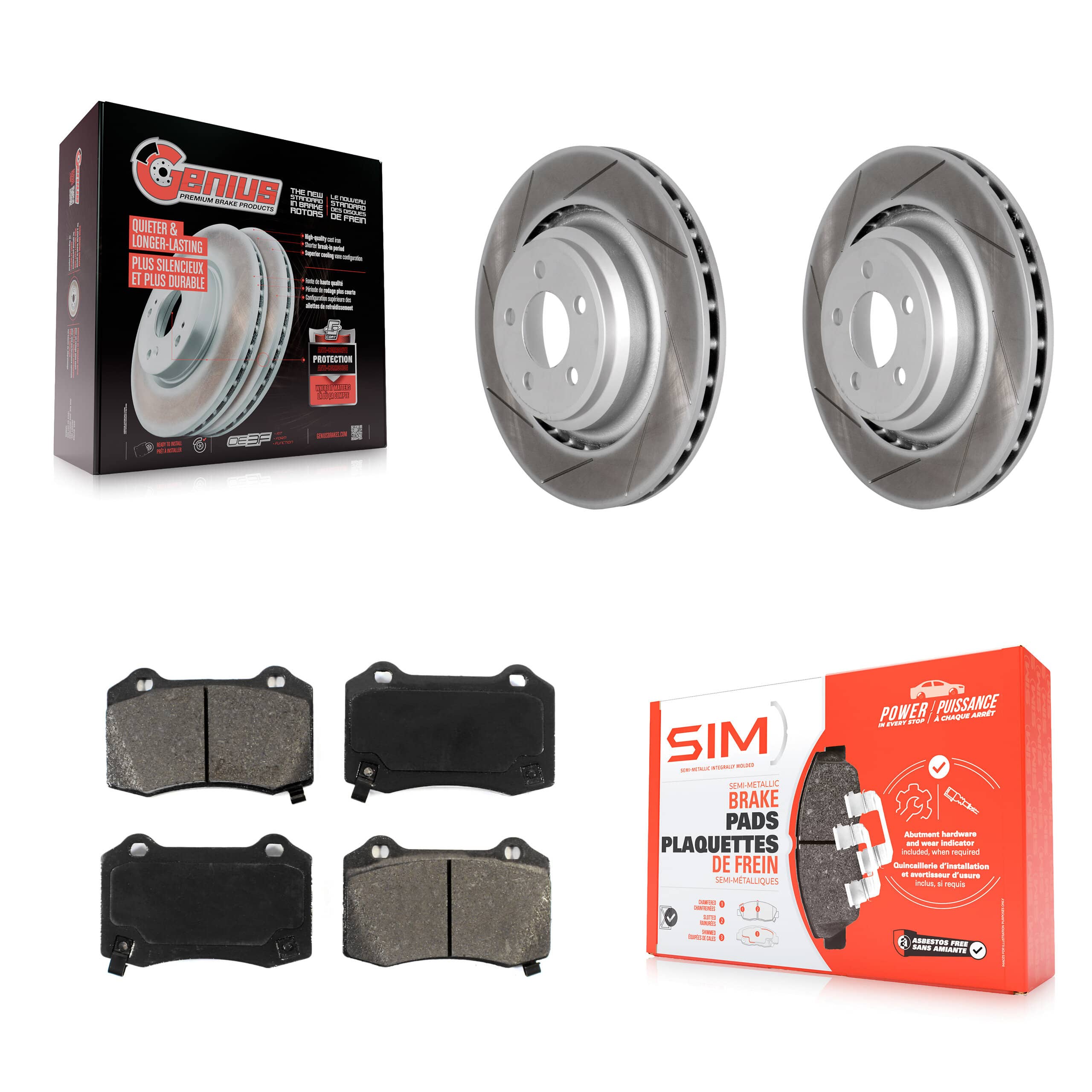 Transit Auto - KGS-101252 - Rear Disc Brake Kits