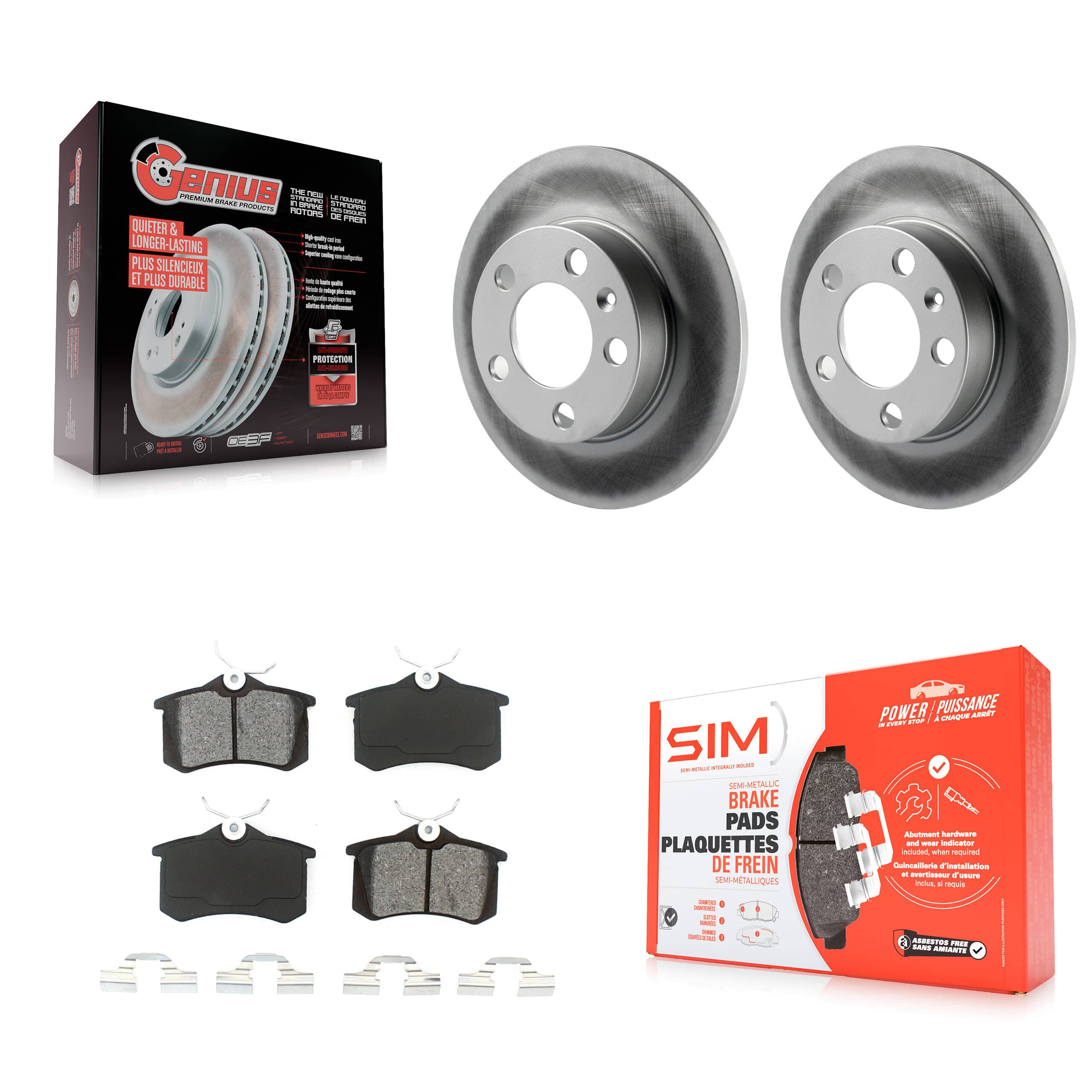 Transit Auto - KGS-101287 - Rear Disc Brake Kits