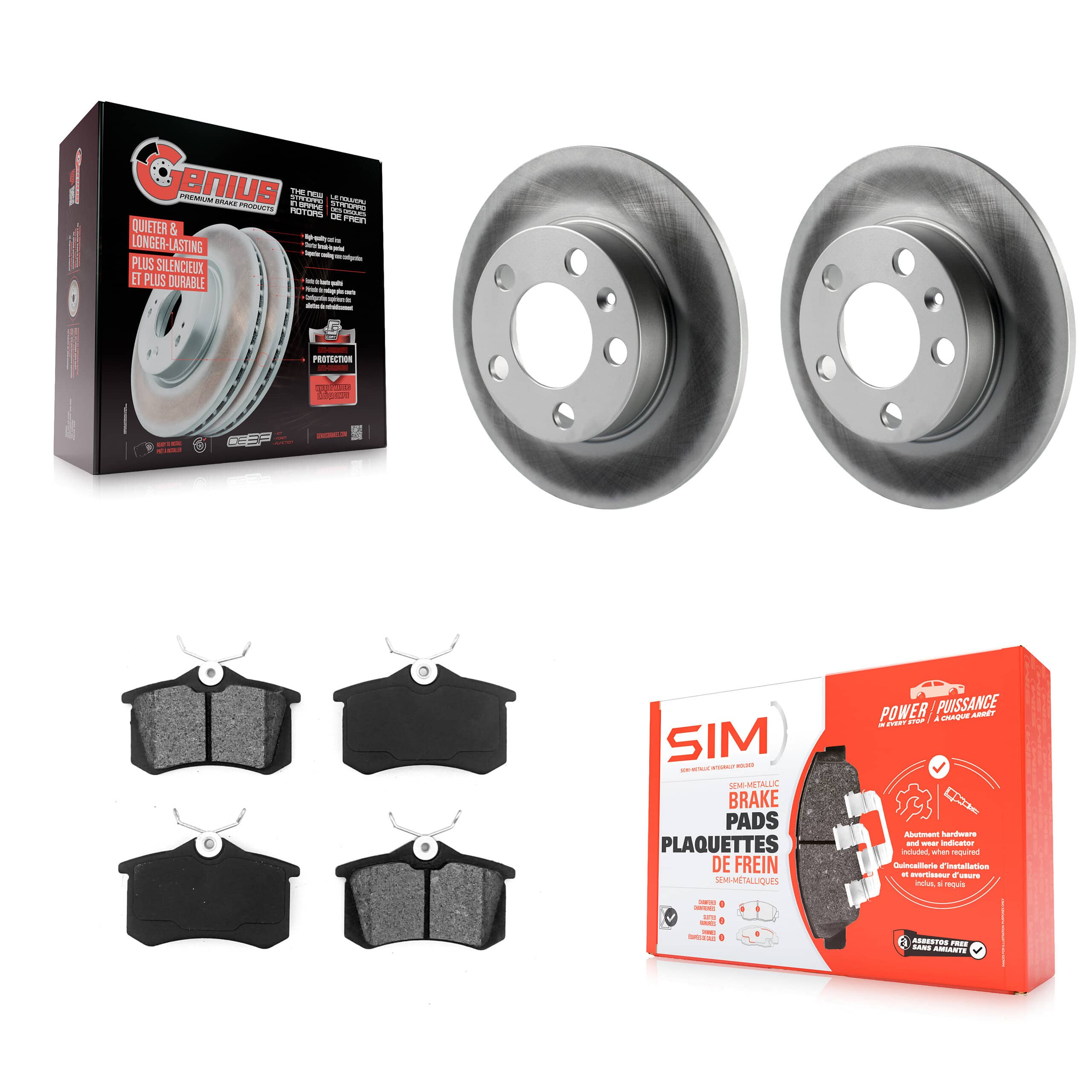 Transit Auto - KGS-101288 - Rear Disc Brake Kits