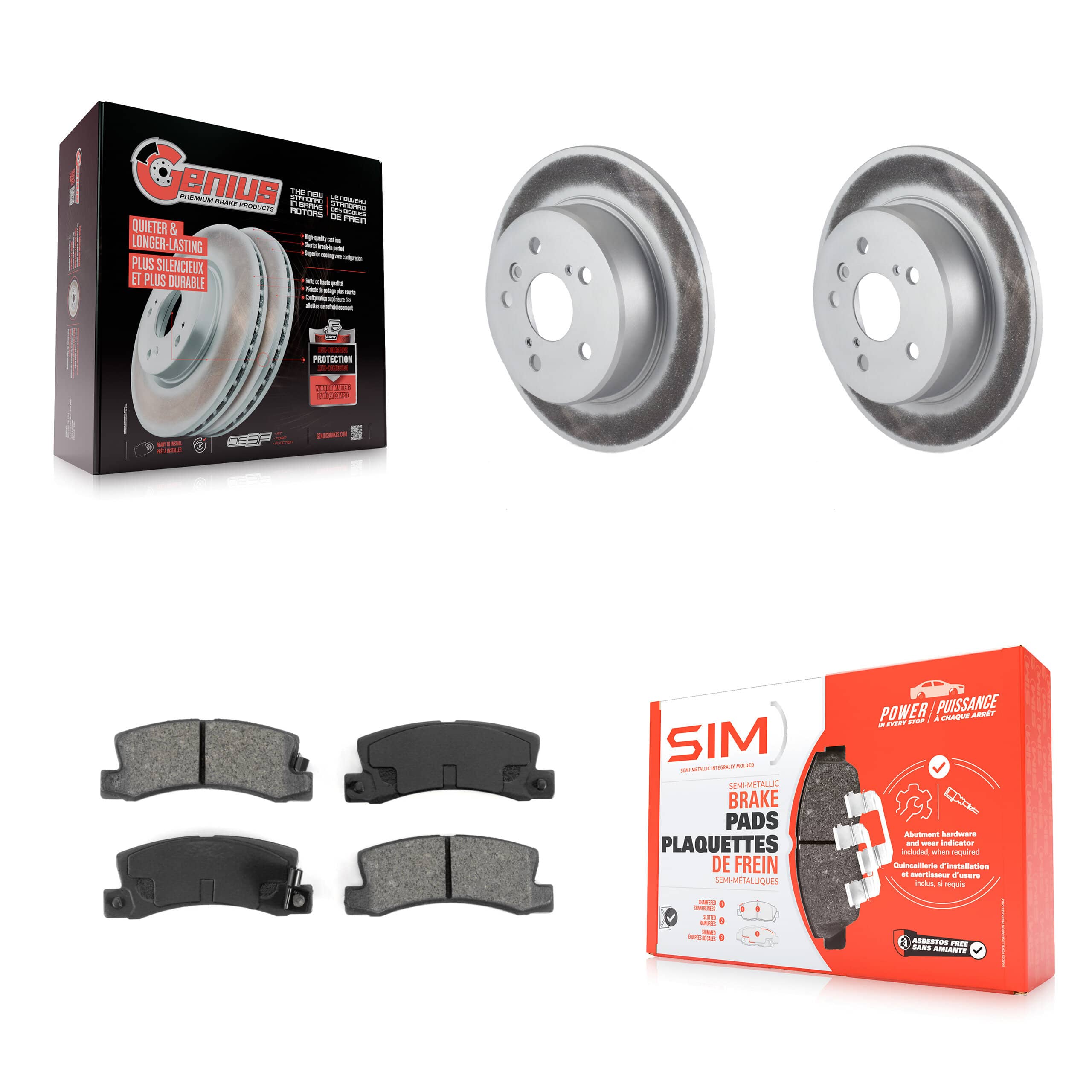 Transit Auto - KGS-101289 - Rear Disc Brake Kits