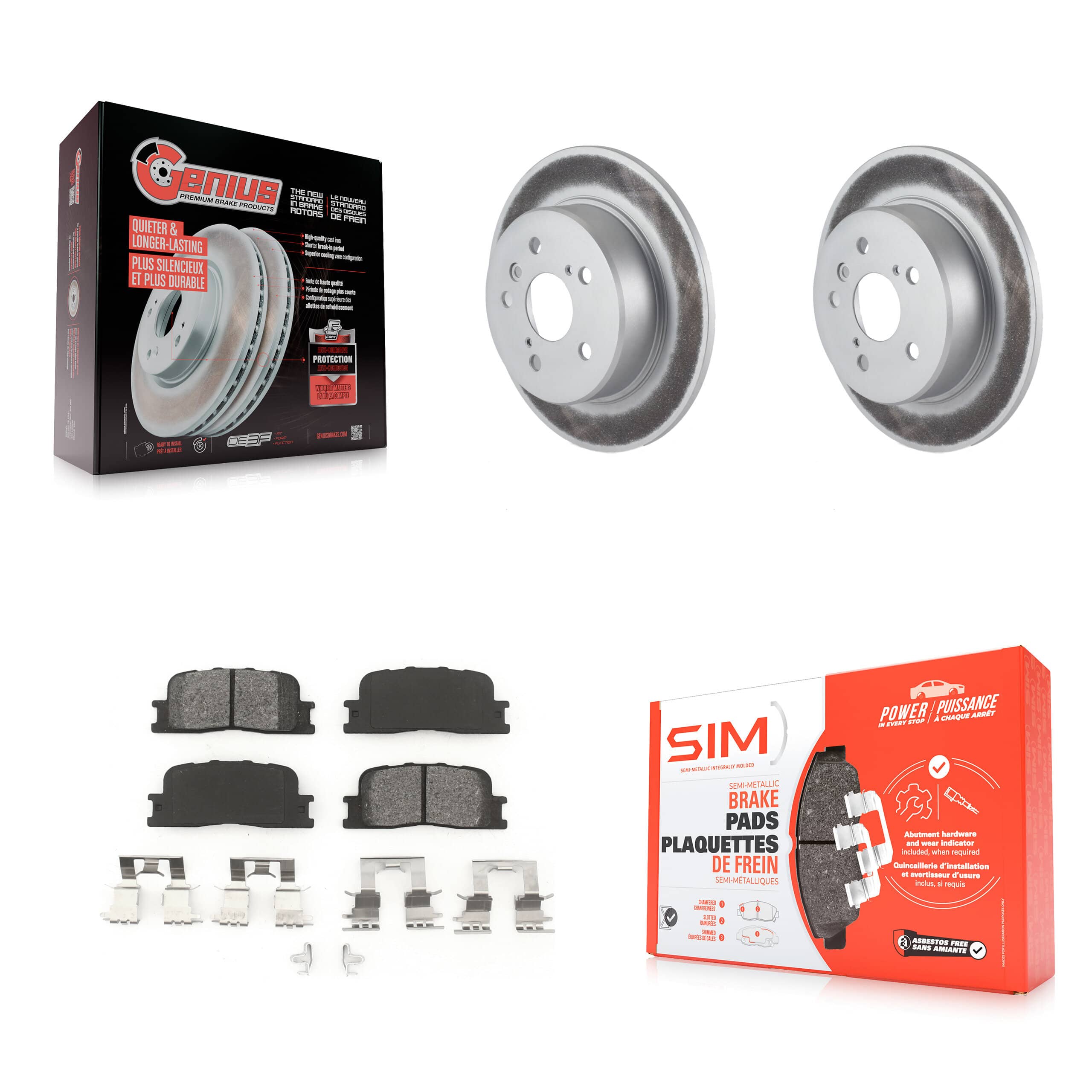 Transit Auto - KGS-101290 - Rear Disc Brake Kits