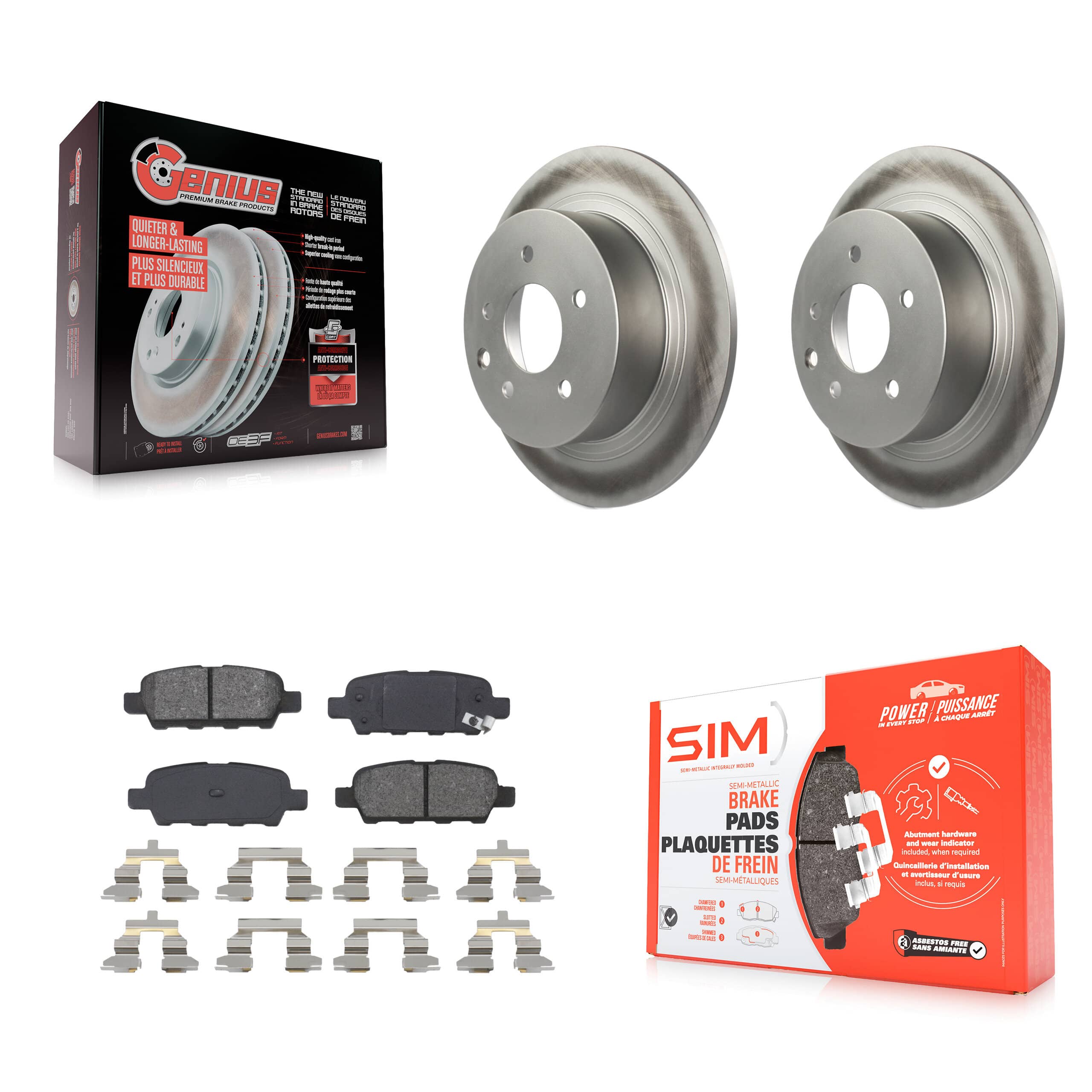 Transit Auto - KGS-101302 - Rear Disc Brake Kits