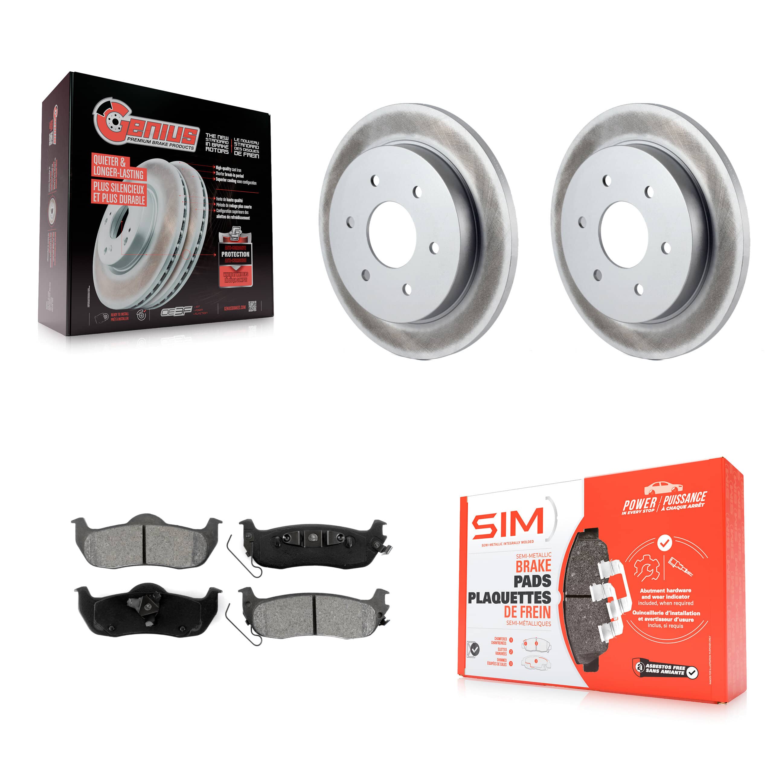 Transit Auto - KGS-101329 - Rear Disc Brake Kits