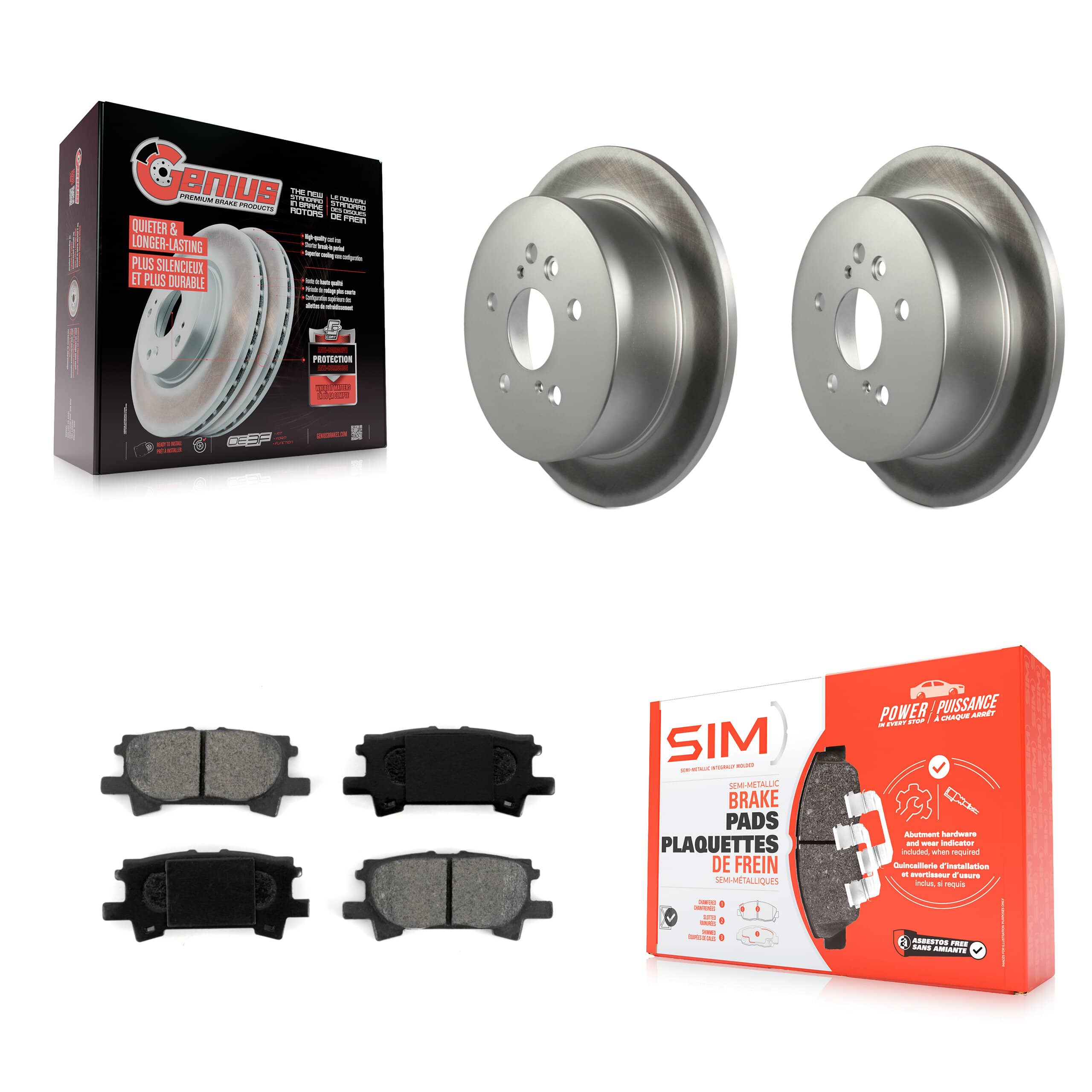 Transit Auto - KGS-101332 - Rear Disc Brake Kits