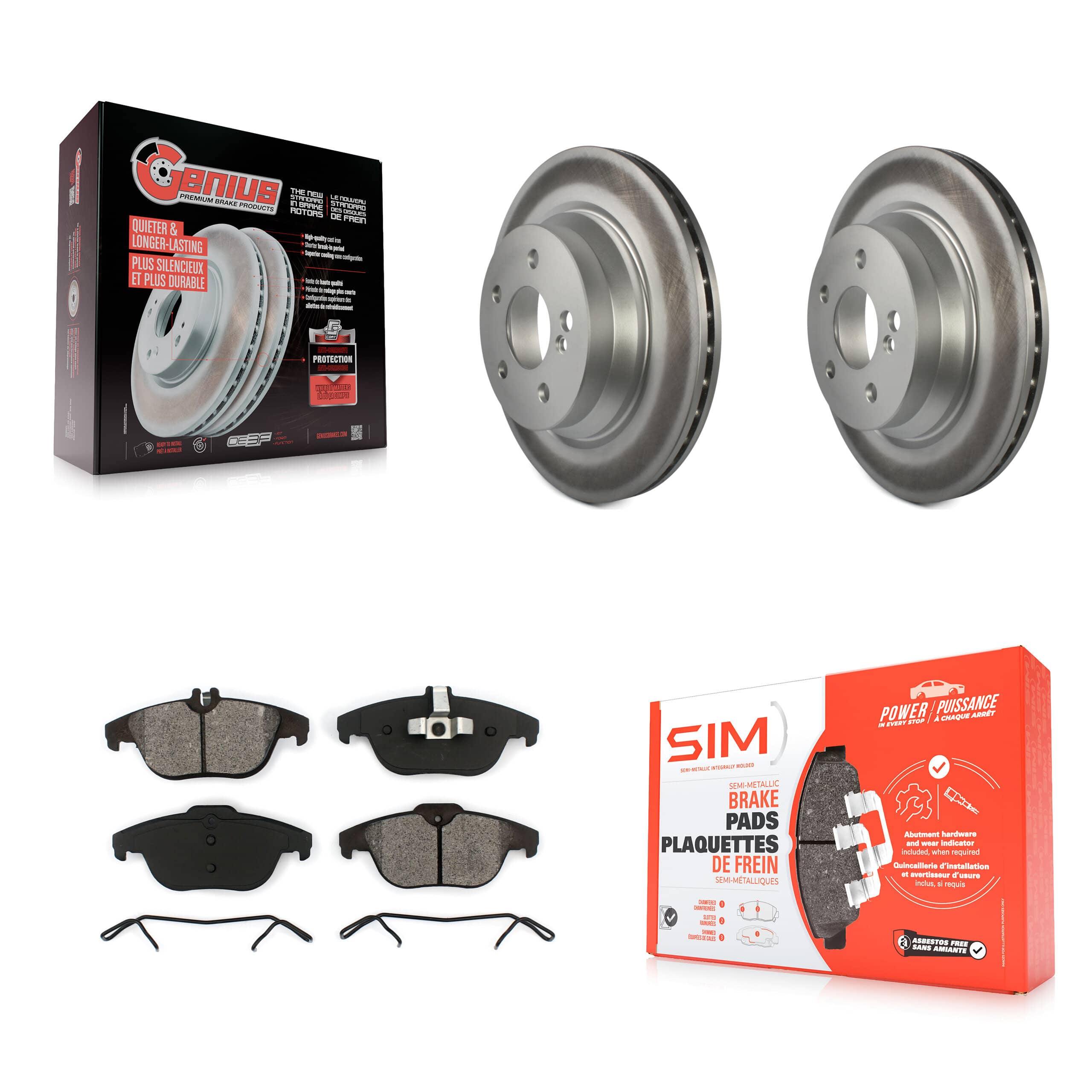 Transit Auto - KGS-101336 - Rear Disc Brake Kits