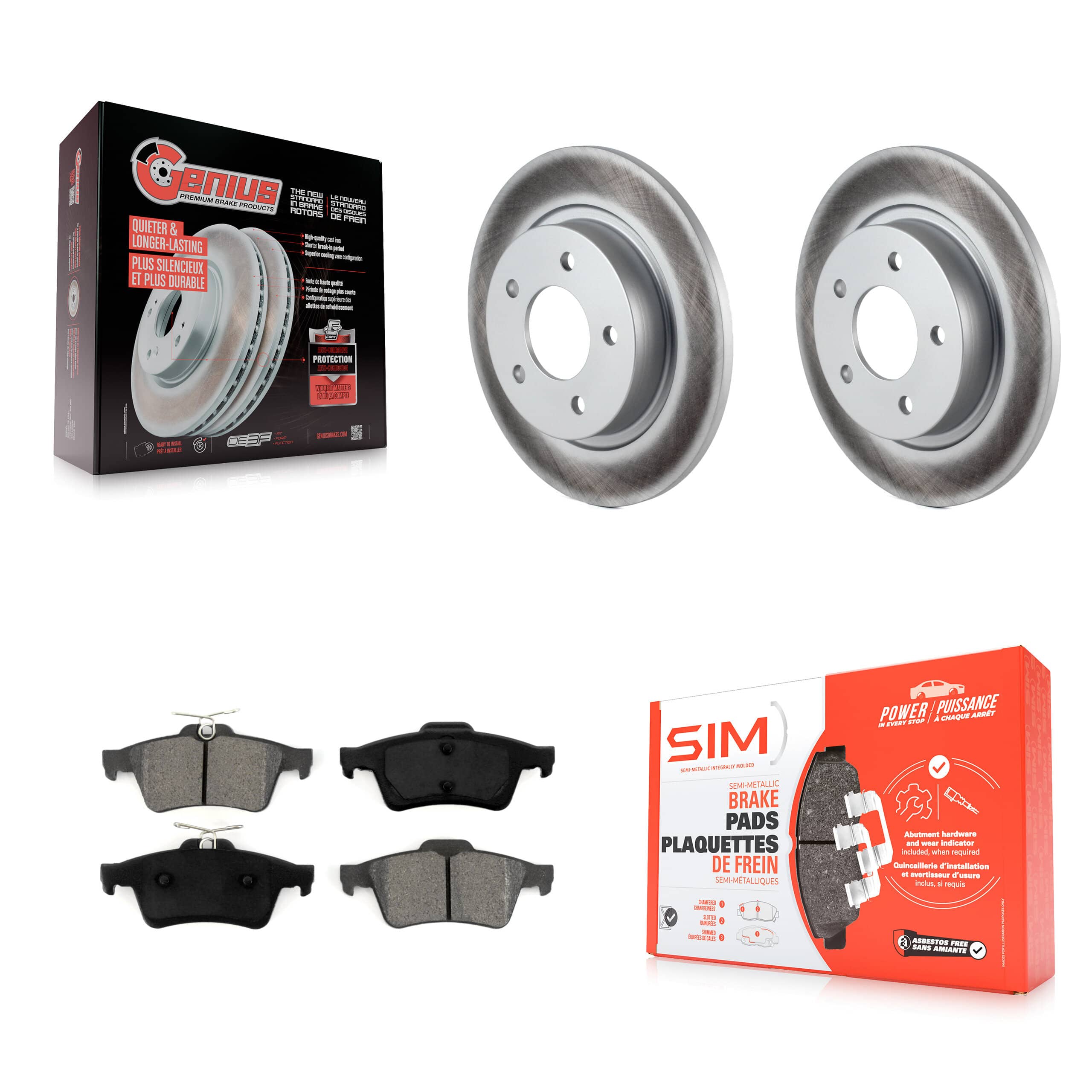 Transit Auto - KGS-101341 - Rear Disc Brake Kits