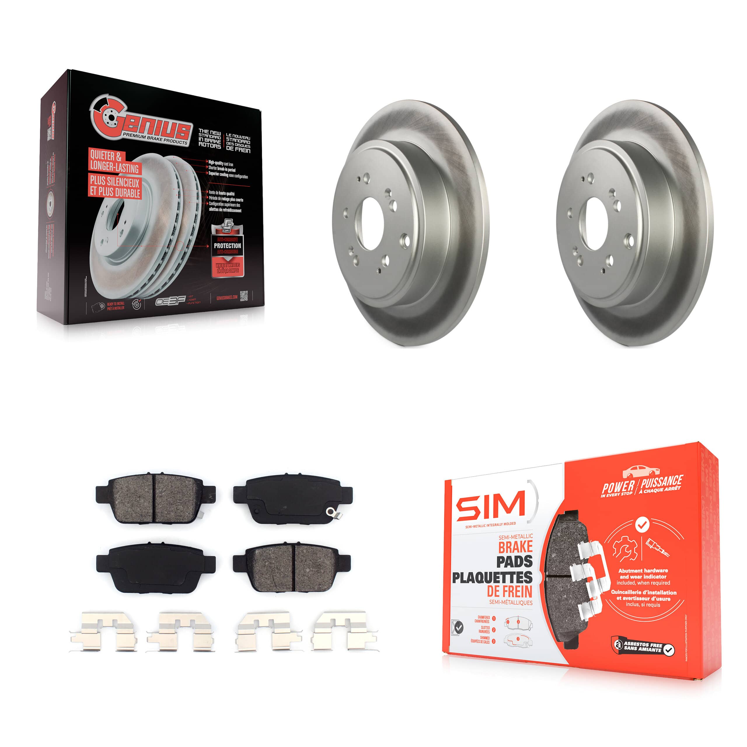 Transit Auto - KGS-101355 - Rear Disc Brake Kits