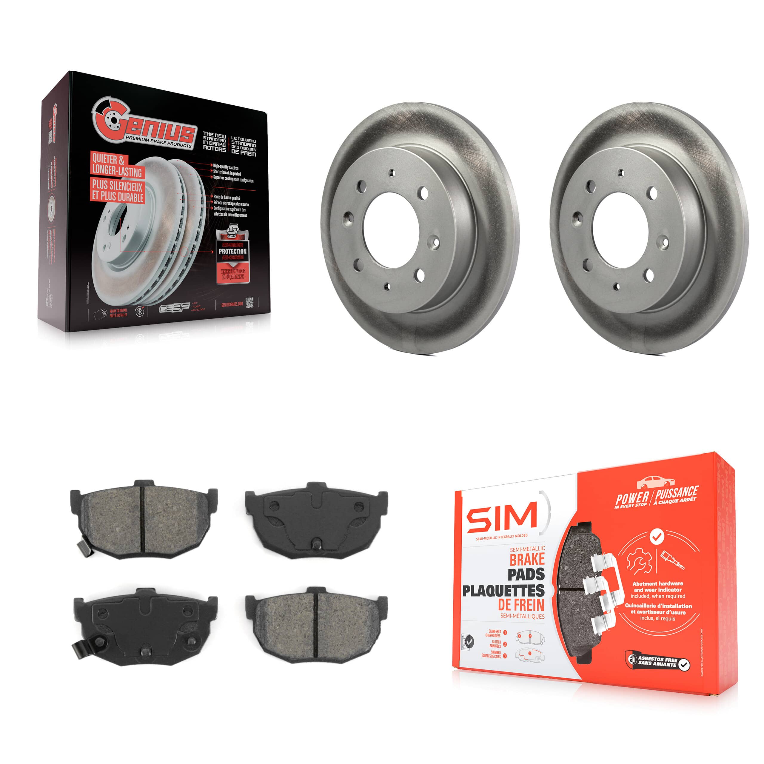 Transit Auto - KGS-101362 - Rear Disc Brake Kits