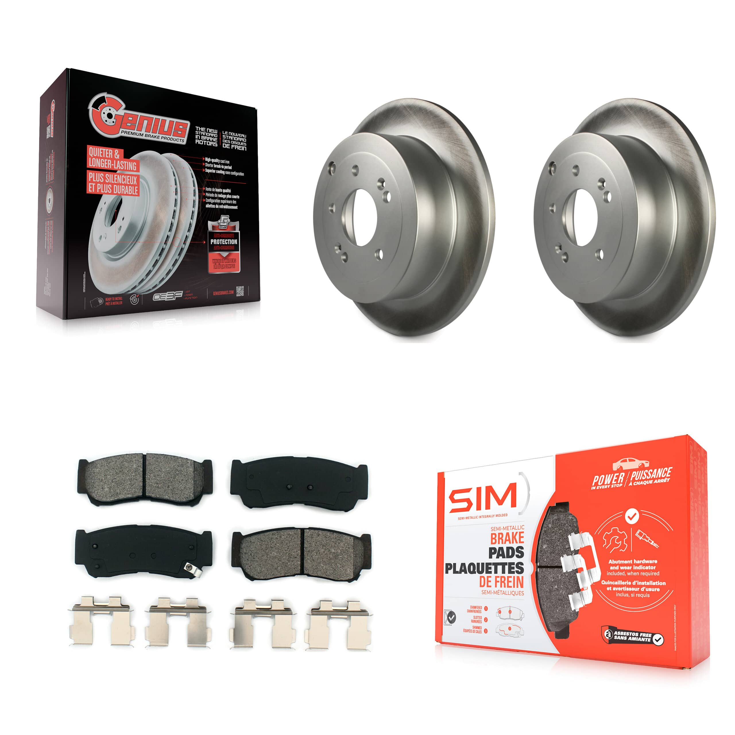 Transit Auto - KGS-101384 - Rear Disc Brake Kits