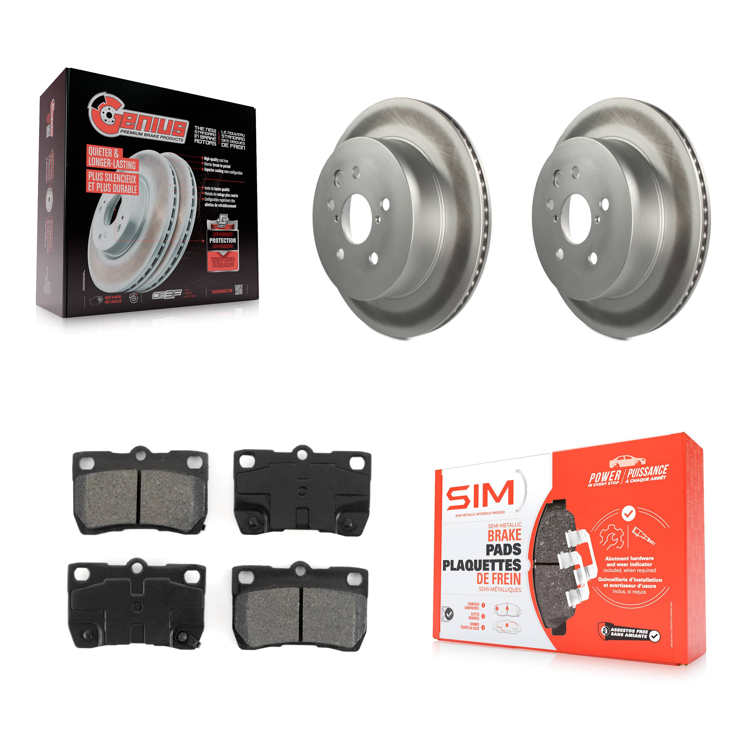 Transit Auto - KGS-101387 - Rear Disc Brake Kits