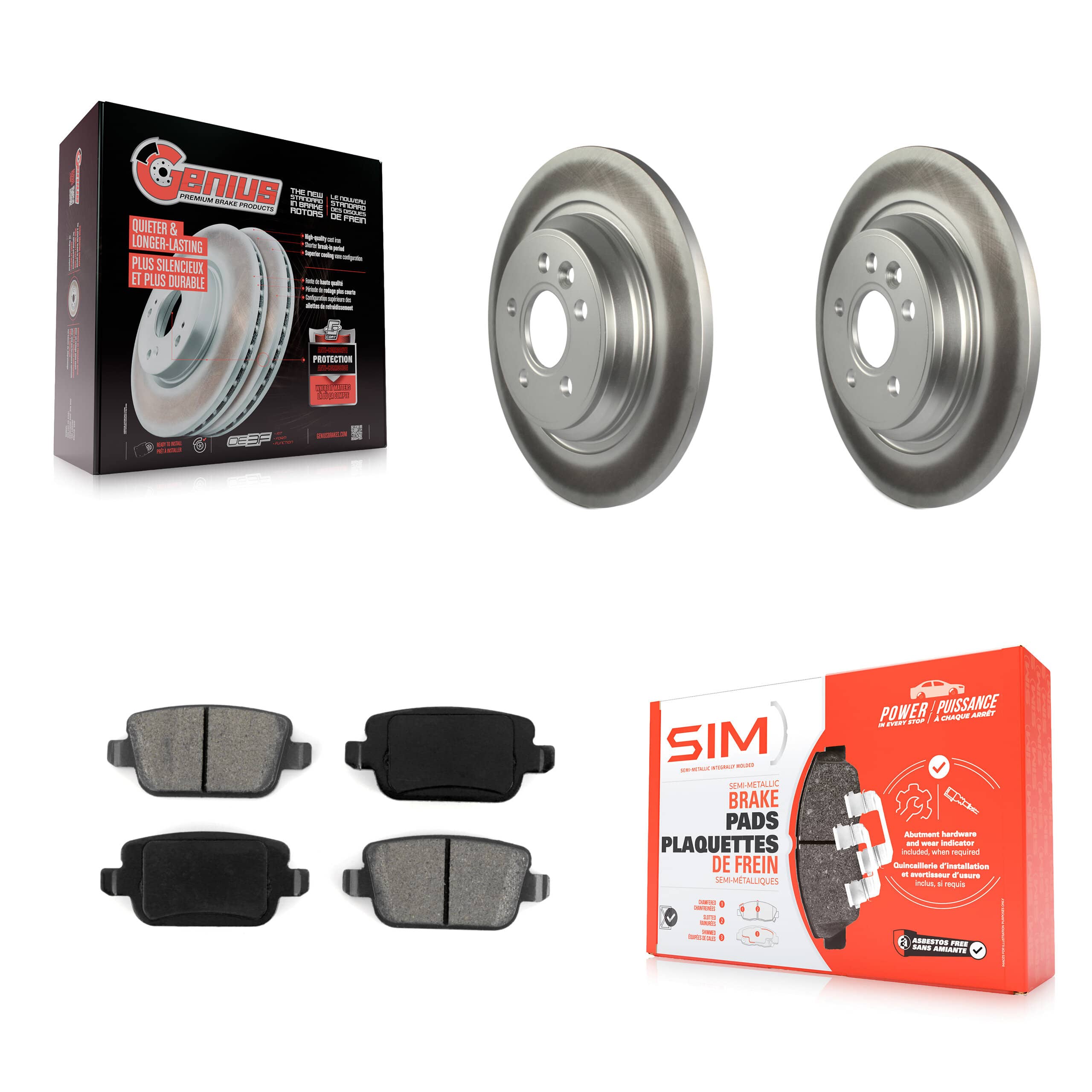 Transit Auto - KGS-101415 - Rear Disc Brake Kits